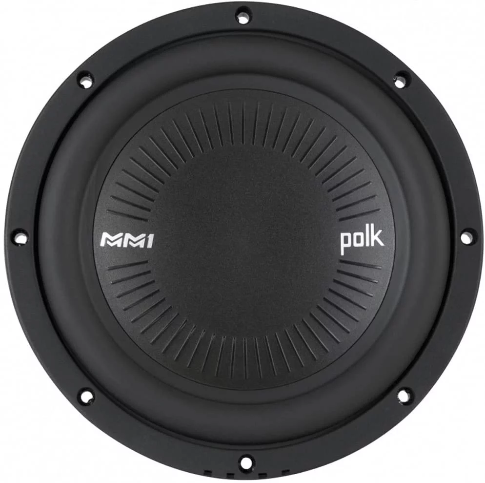 Polk MM1 Series 8 900 Watt 4 Ohm Single Voice Coil Car Audio Marine Subwoofer