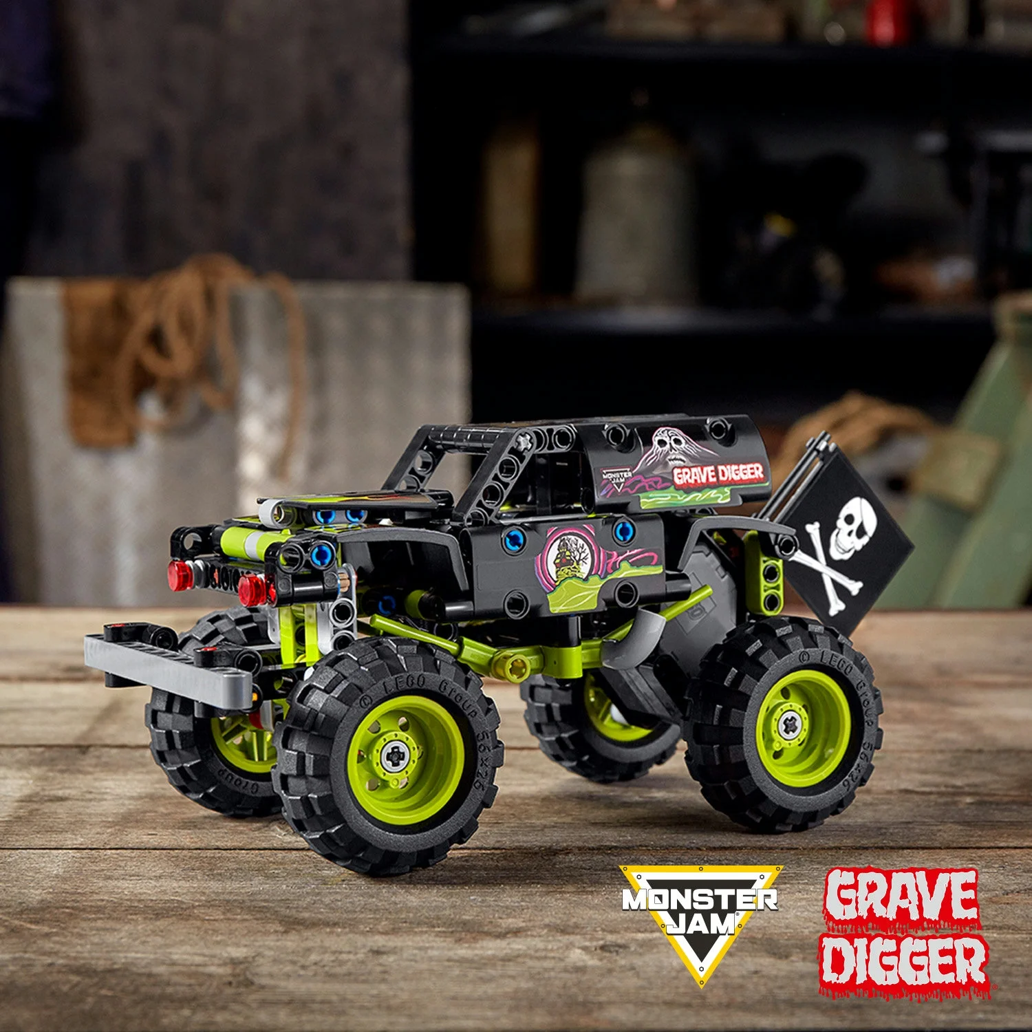 LEGO Technic Monster Jam Grave Digger 42118 Truck Toy to Off-Road Buggy, Birthday Gift for Grandchildren or any Monster Truck Fans, Kids, Boys and Girls 7 Ages 7 and Up