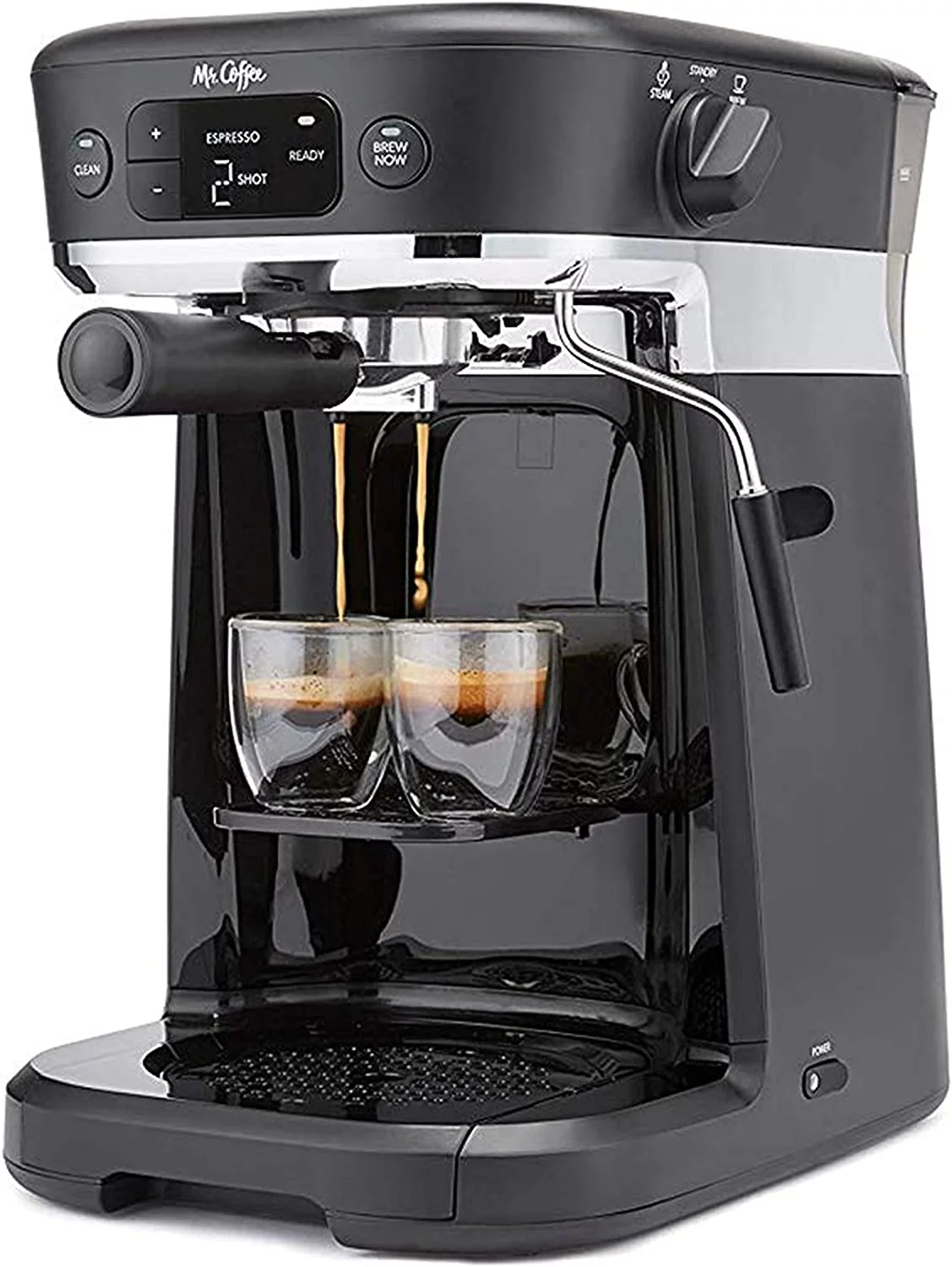 Mr. Coffee All-in-One Occasions Coffee Maker, 10-Cup Thermal Carafe, and Espresso Milk Frother Black