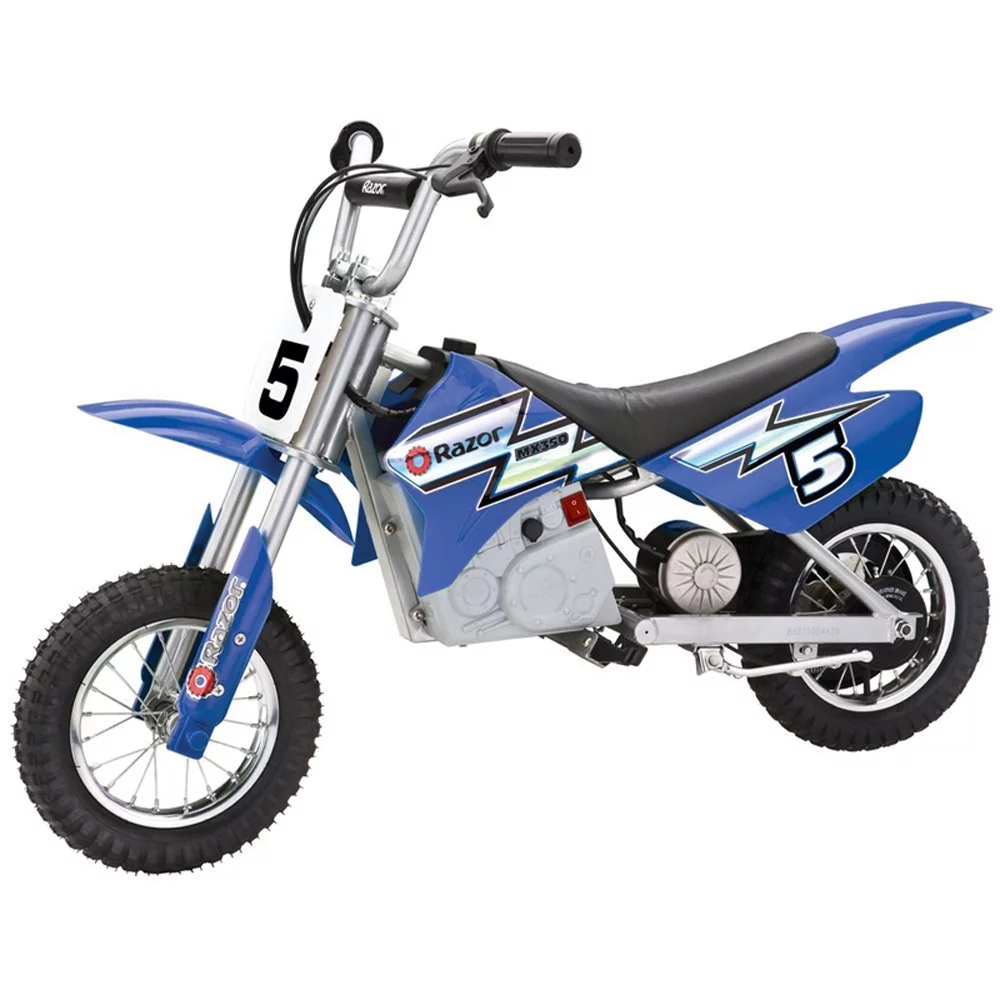 Razor 15128040 MX350 Dirt Rocket Electric Motocross Bike ages 12 and up Bundle with 1 Year Extended Protection Plan