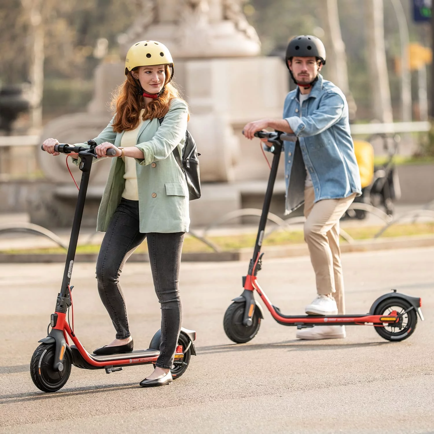 Segway Ninebot D28 Electric KickScooter, 300W Motor, 15.5 mph Max. Speed, Adults & Teens