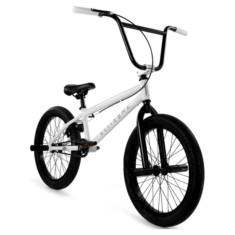 Elite BMX Bike Stealth 20″ – White – AMZ KIT