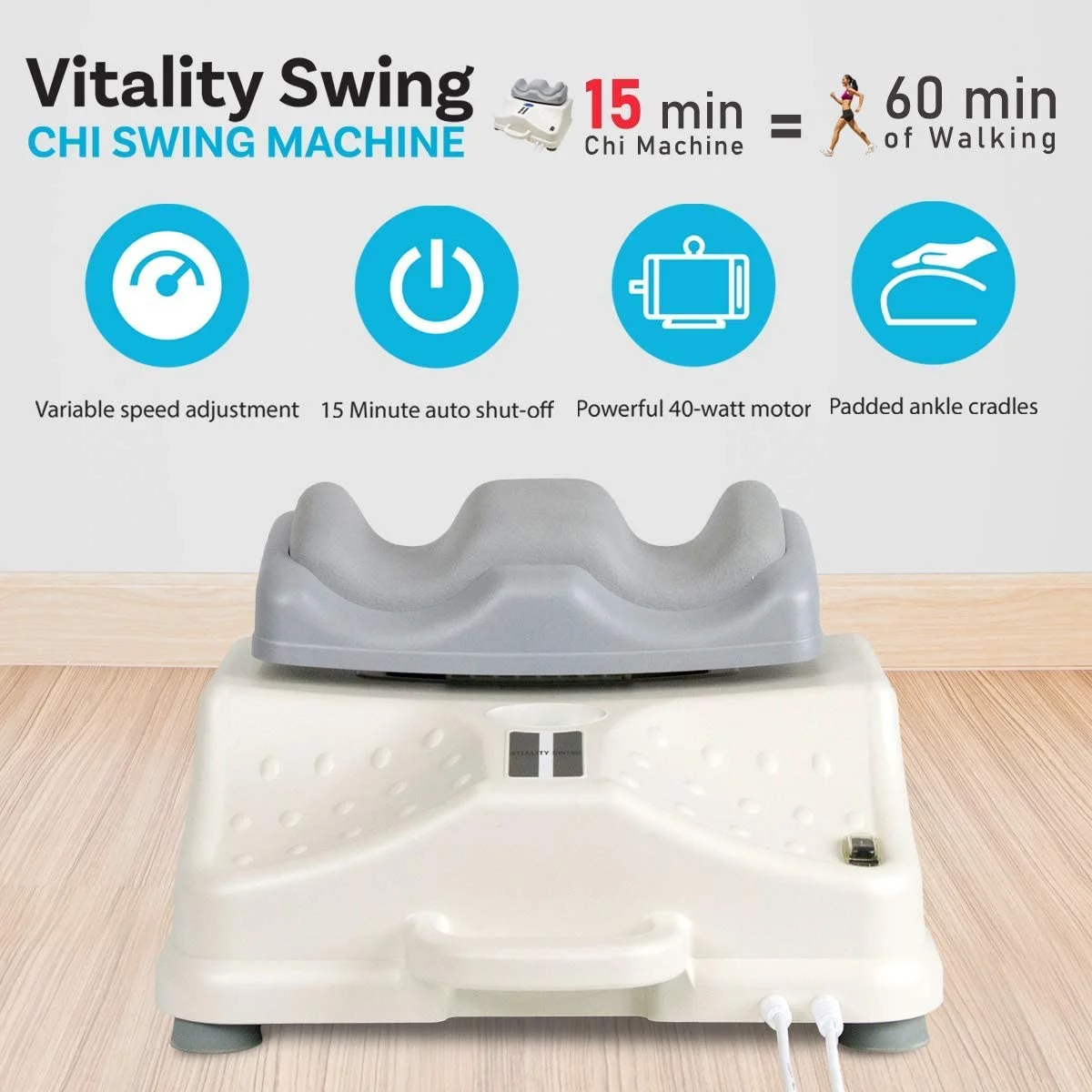 Daiwa Felicity Chi Swing Machine Vitality Swing Lymphatic Drainage Leg Exercise