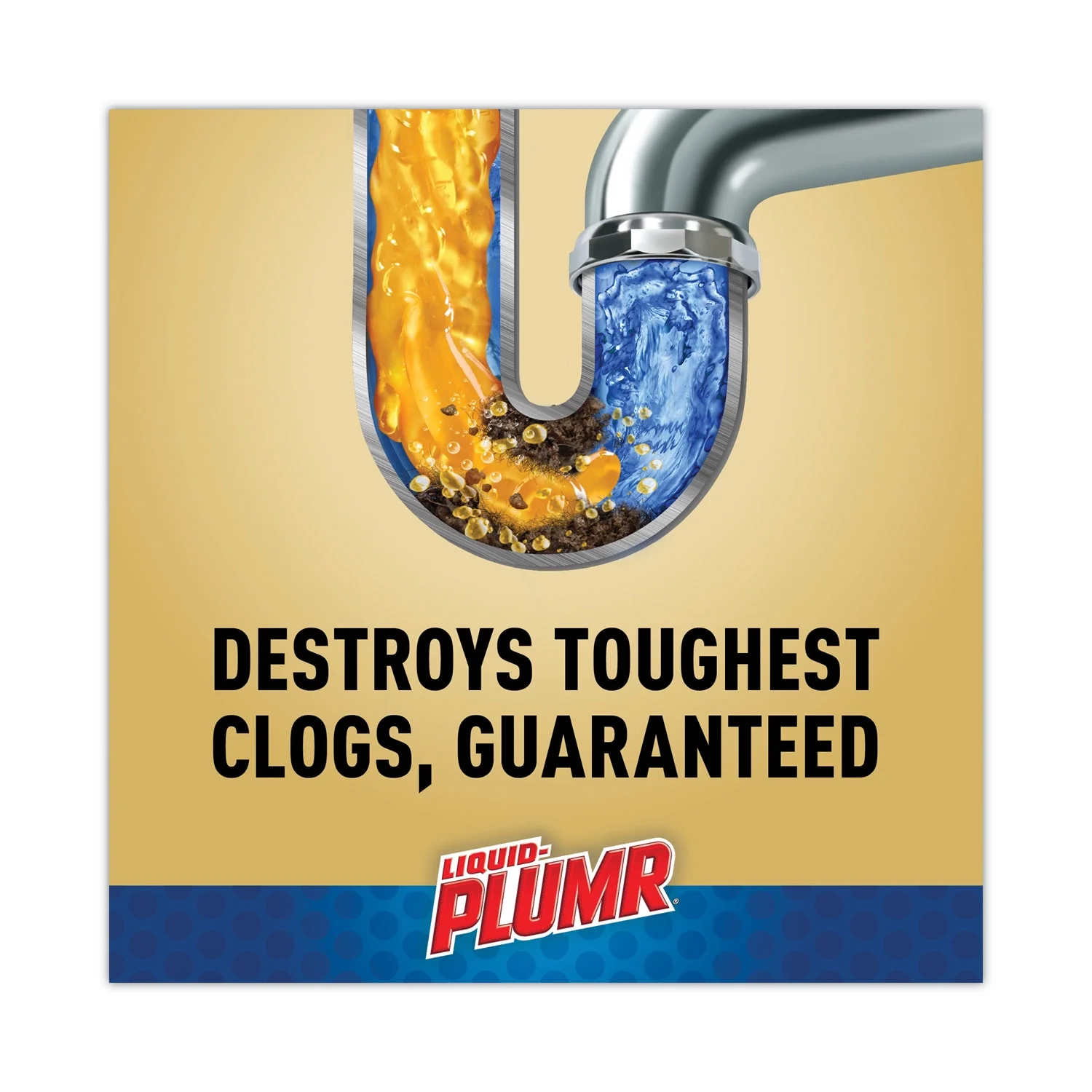 Liquid-Plumr Pro-Strength Drain Clog Remover Gel w/Pipe Gaurd, 80 fl oz