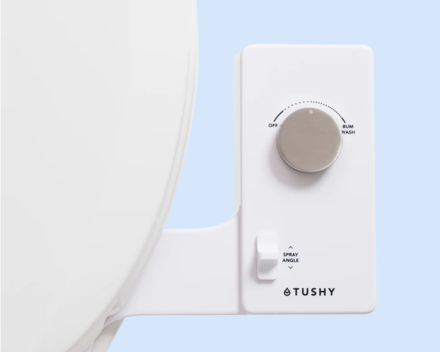 TUSHY Classic 3.0 Bidet Toilet Seat Attachment | Adjustable Water Pressure (Platinum Knob)