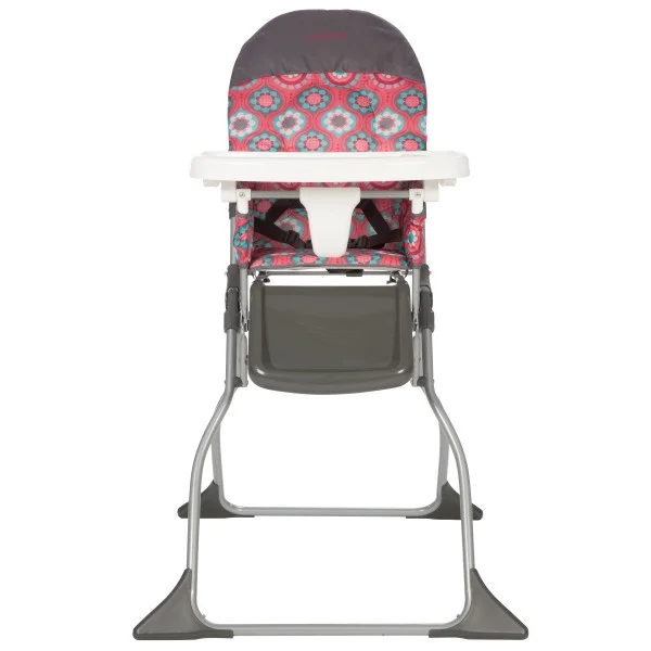 Cosco Kids Simple Fold Full Size High Chair with Adjustable Tray, Spritz