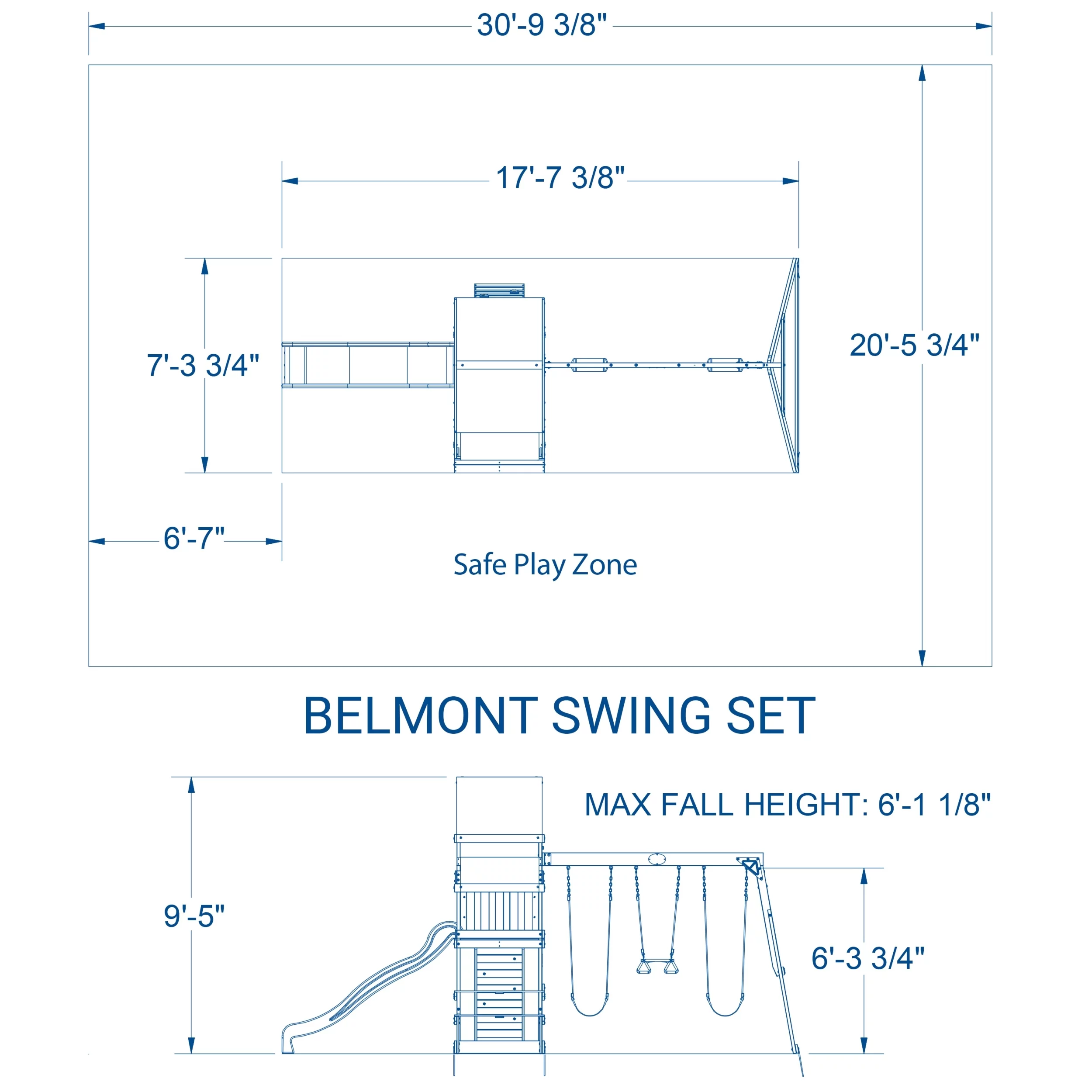 Backyard Discovery Belmont Swing Set