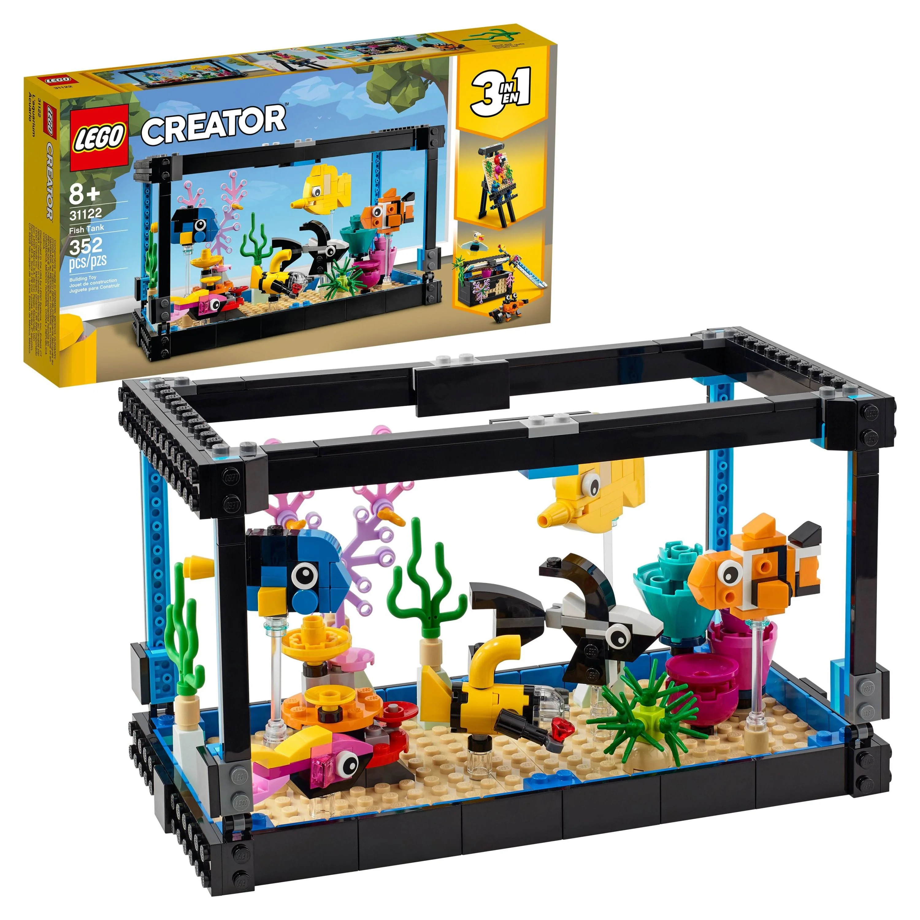 LEGO Creator Fish Tank 31122 Building Set (352 Pieces)