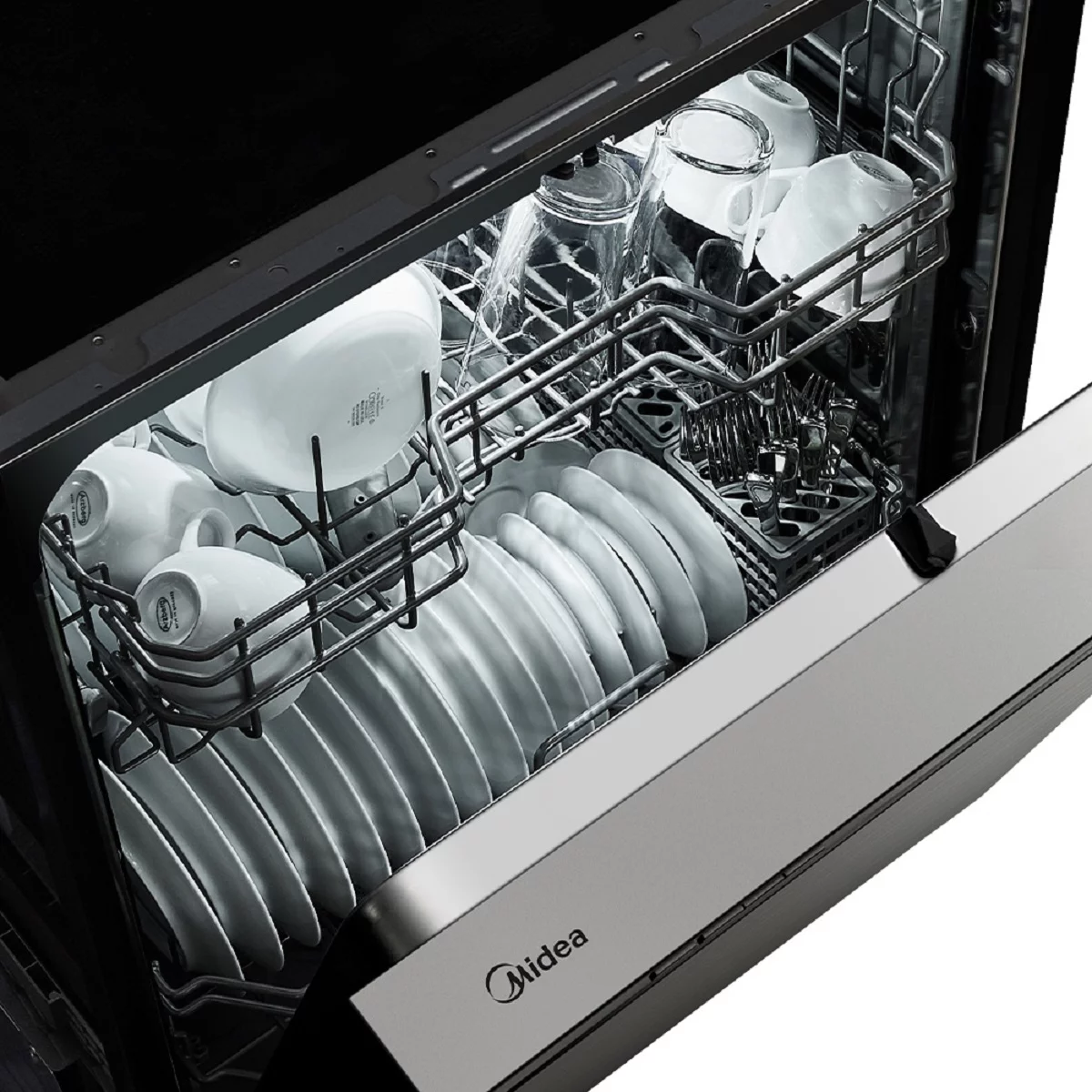 Midea 52 dBA 24″ Built-In Dishwasher with Extended Dry