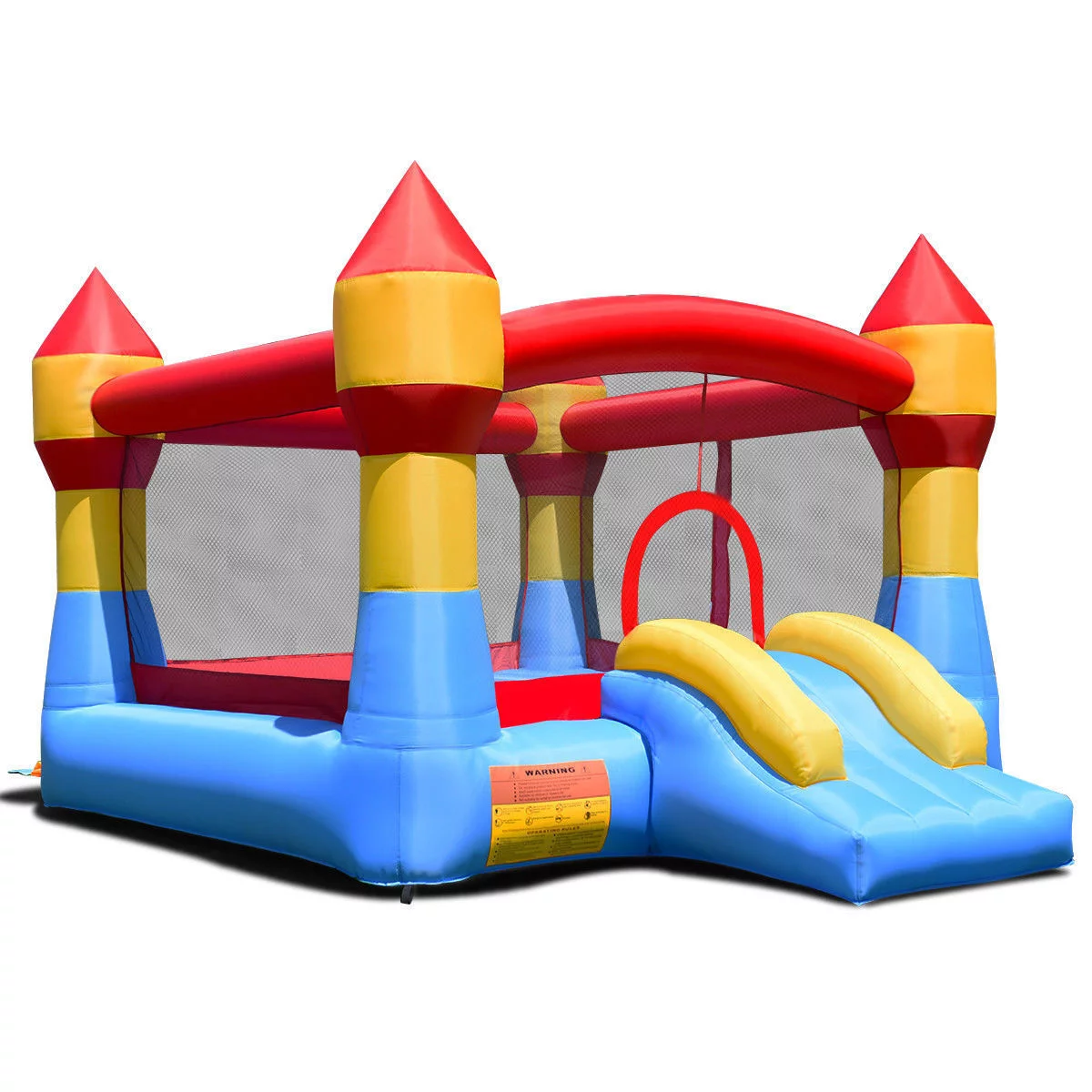 Infans Inflatable Bounce House Castle Jumper Moonwalk Playhouse Slide W/ 550W Blower