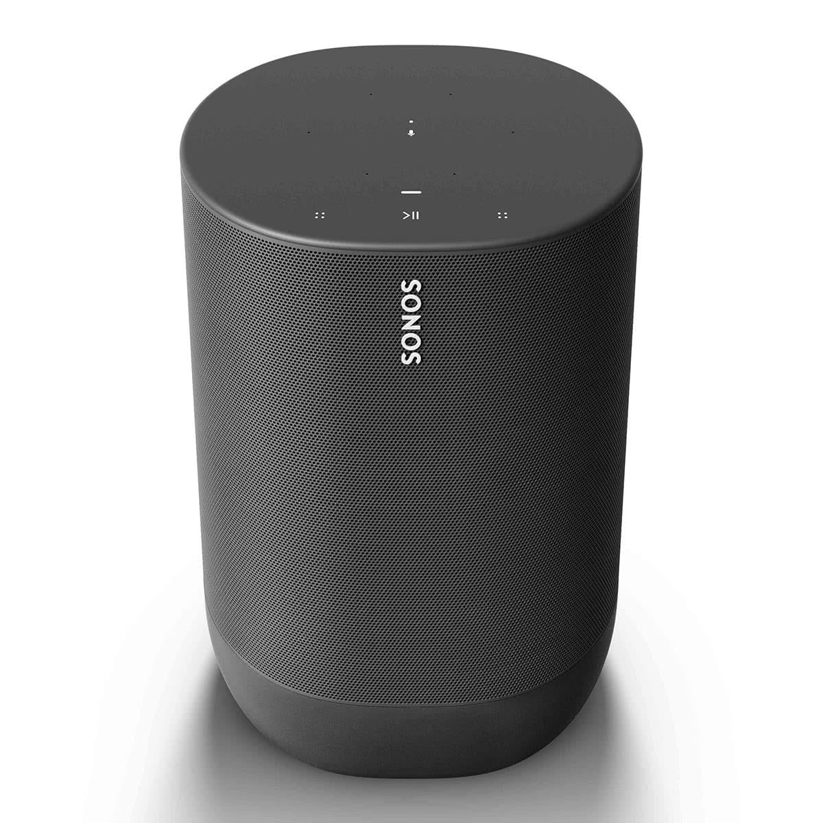 Sonos Move Portable Smart Battery-Powered Speaker with Bluetooth and Wi-Fi (Black)