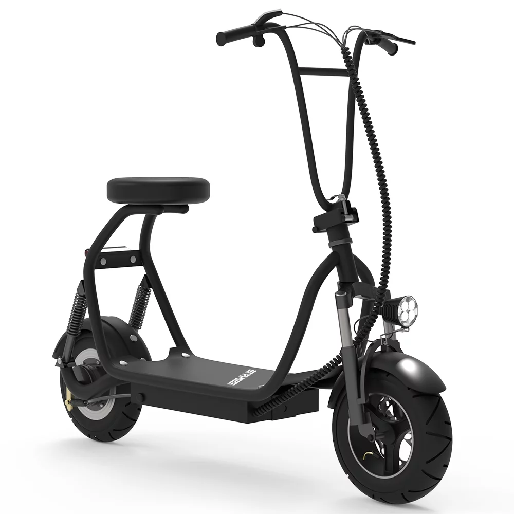 SKRT Electric Scooter 350W 48V 18.6 Miles Long-range Battery Foldable Easy Carry Portable Design, Adult Electric Scooter Up to 18 MPH Commuter Scooter Black