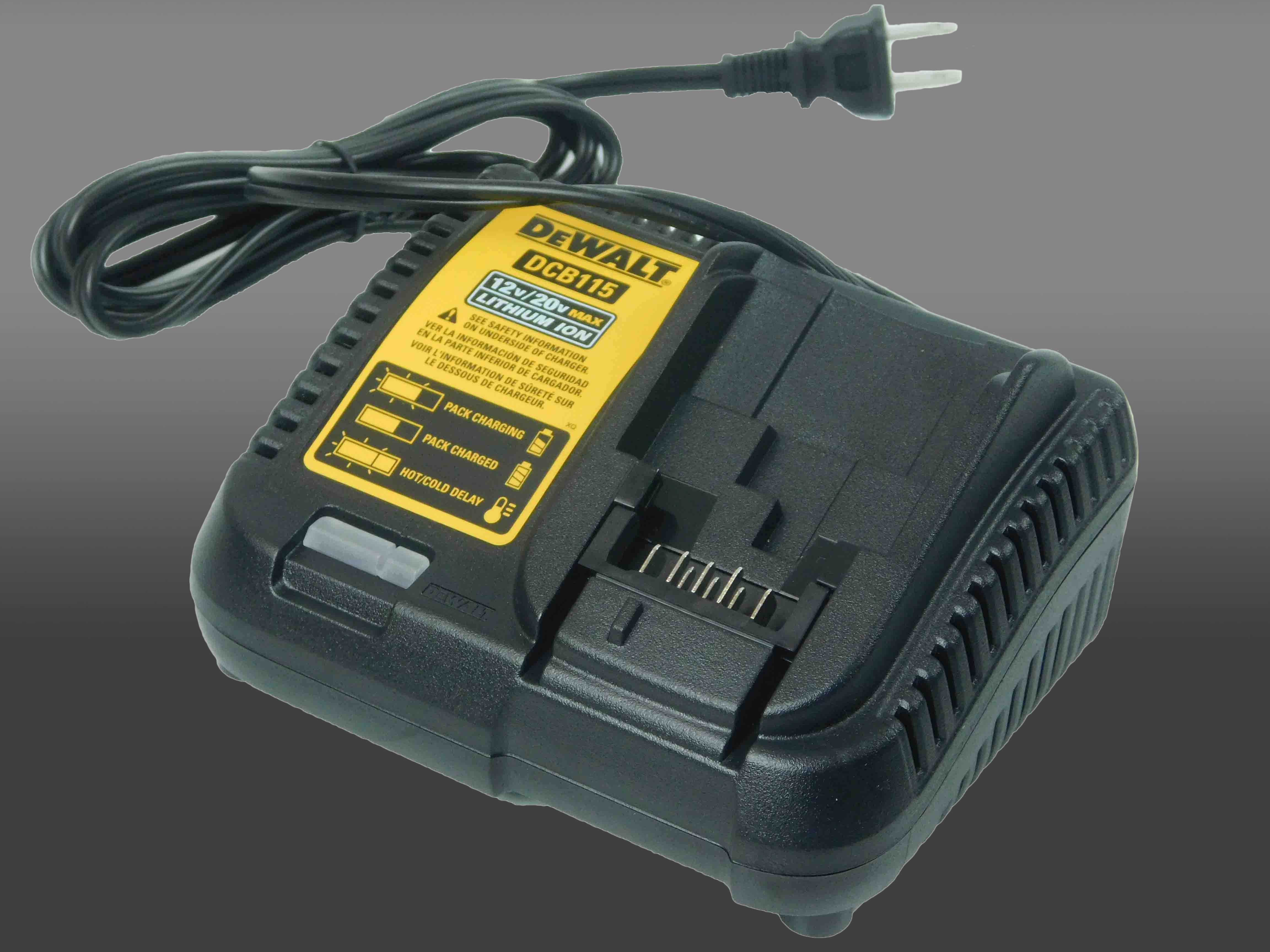 DeWalt DCB115 MAX Lithium-Ion Battery Charger 12V-20V