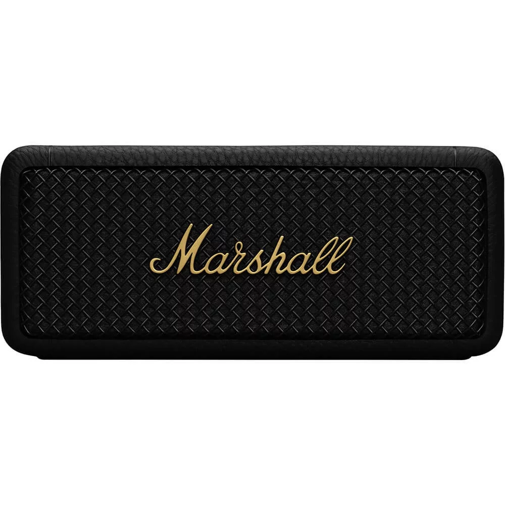 Marshall EMBERTONBKBR Emberton II BT Portable Speaker – Black/Brass