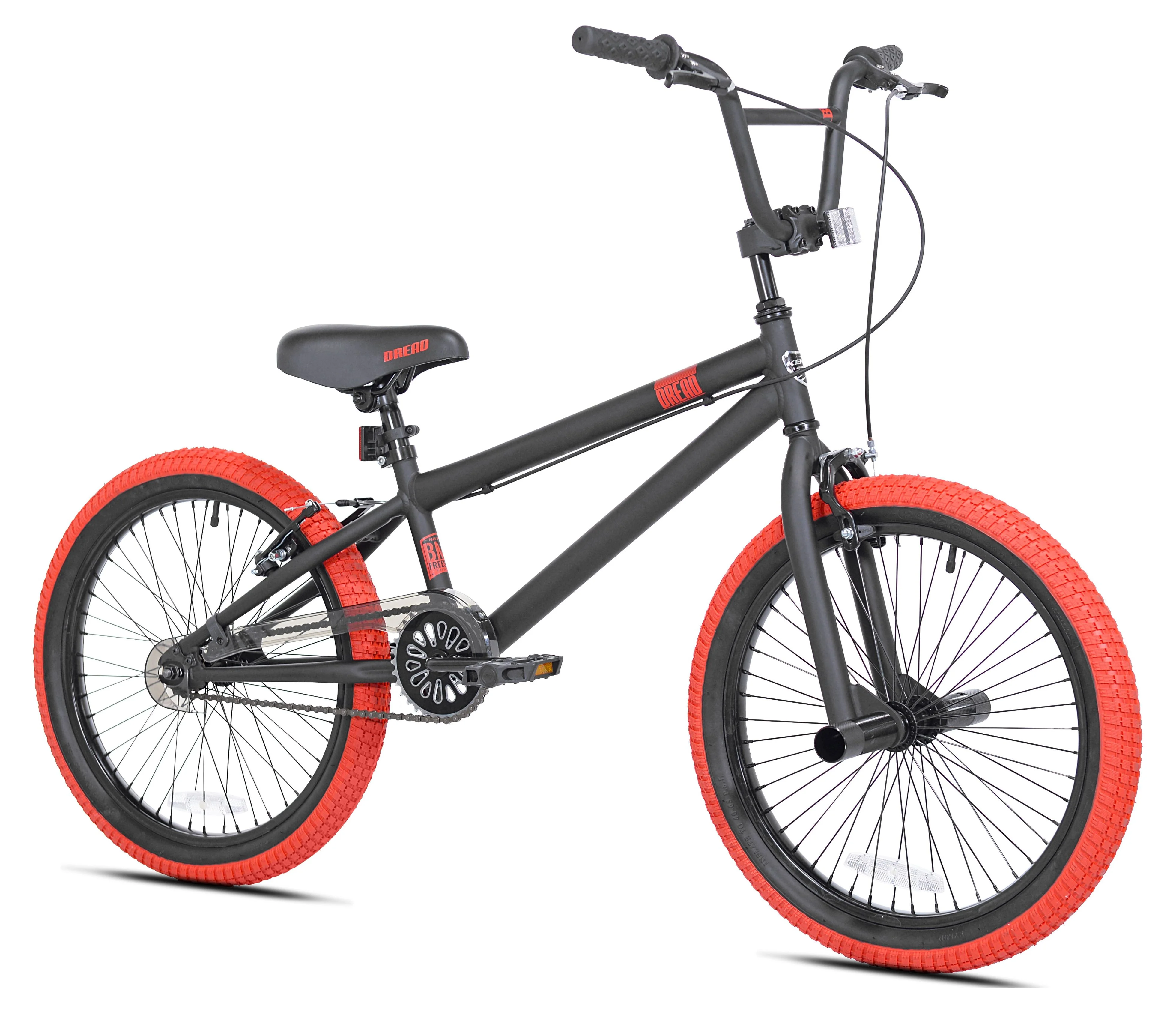 Kent Bicycles 20″ Dread Boy’s BMX Child Bike, Black/Red