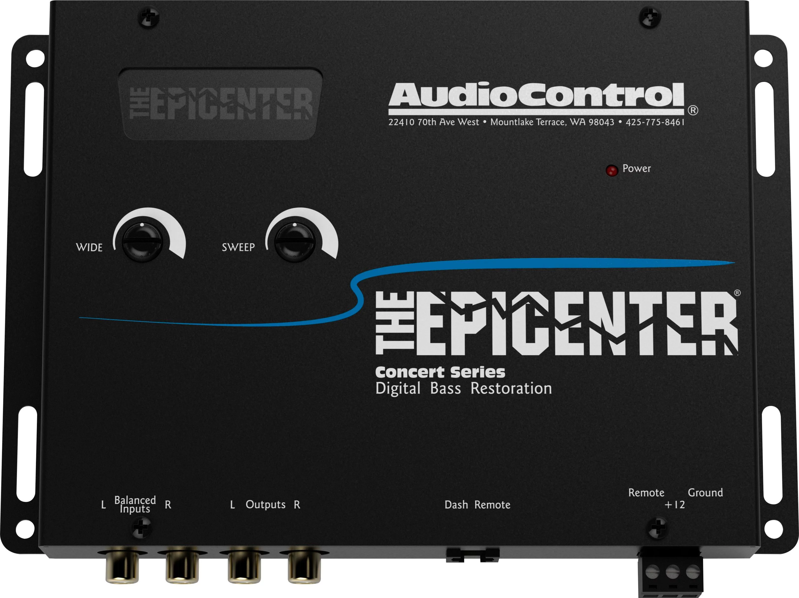 Audio Control The Epicenter Black Digital Bass Enhancer Restoration Processor