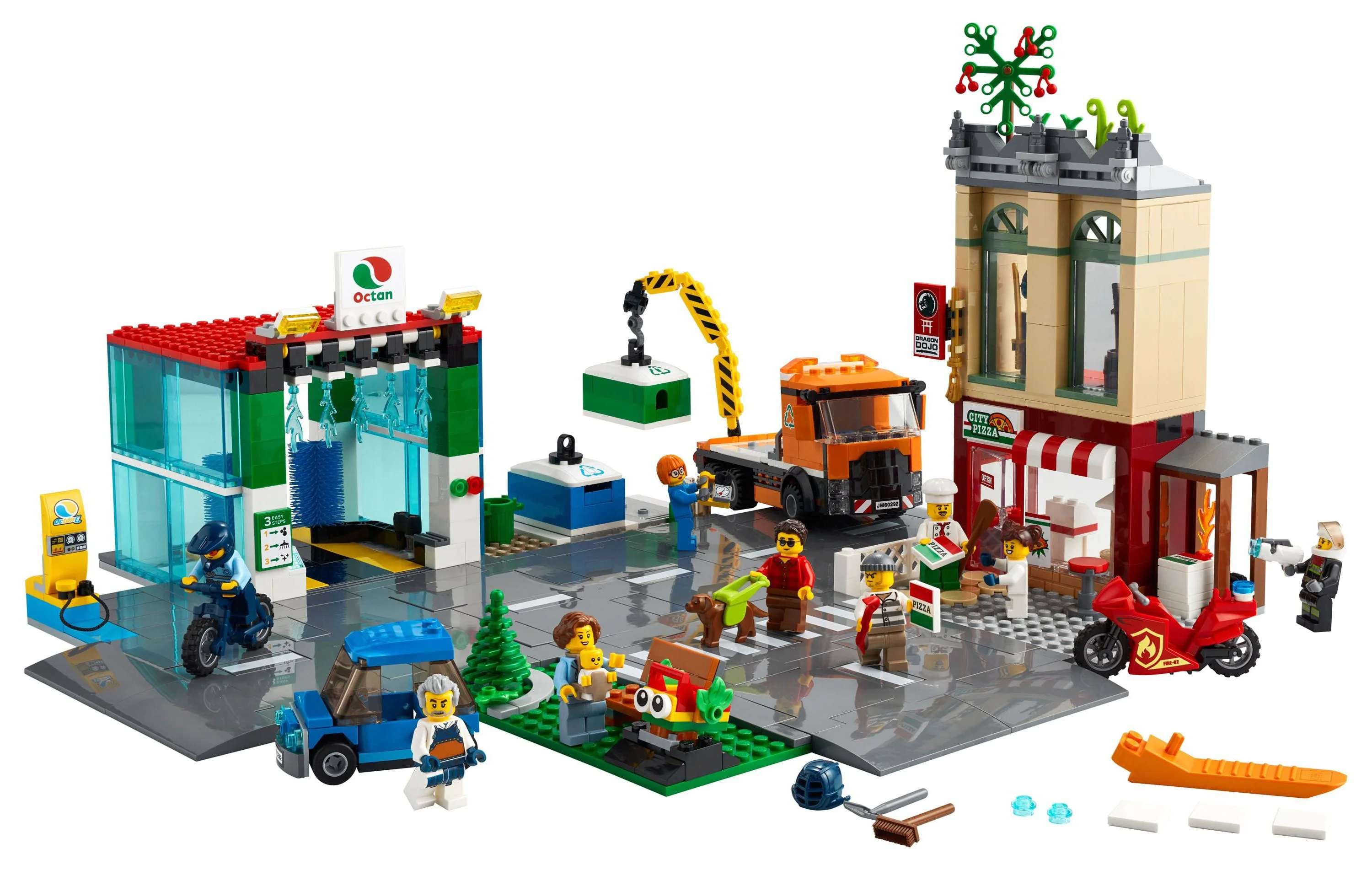 LEGO City Town Center 60292 Cool Building Toy for Kids (790 Pieces)