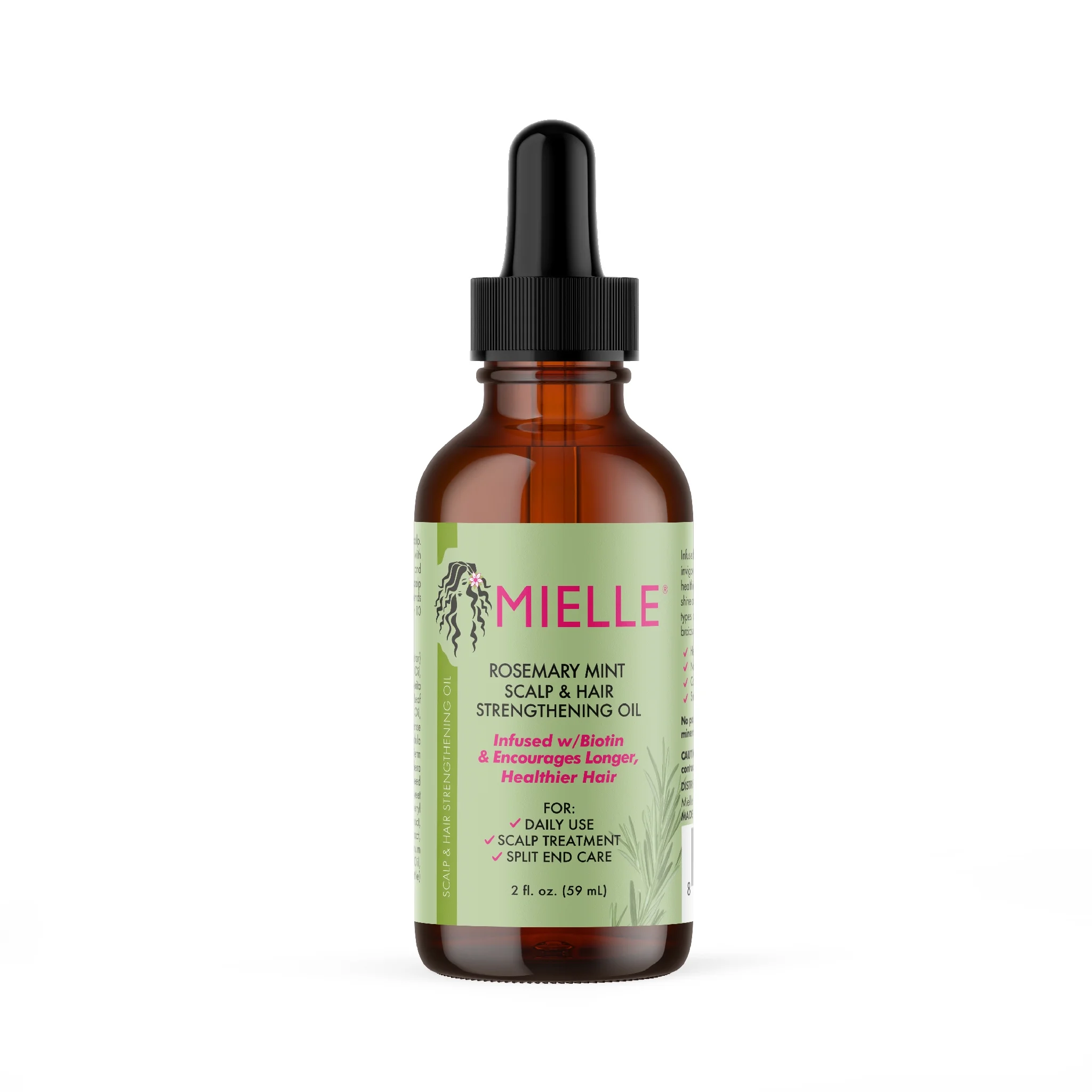 Mielle Rosemary Mint Scalp & Hair Strengthening Oil 2 oz