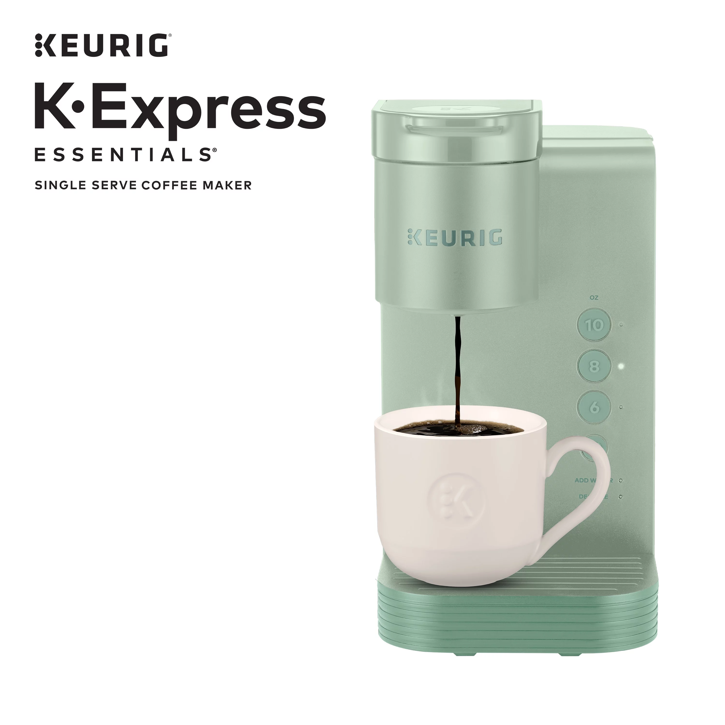 Keurig K-Express Essentials Single-Serve K-Cup Pod Coffee Maker, Teal