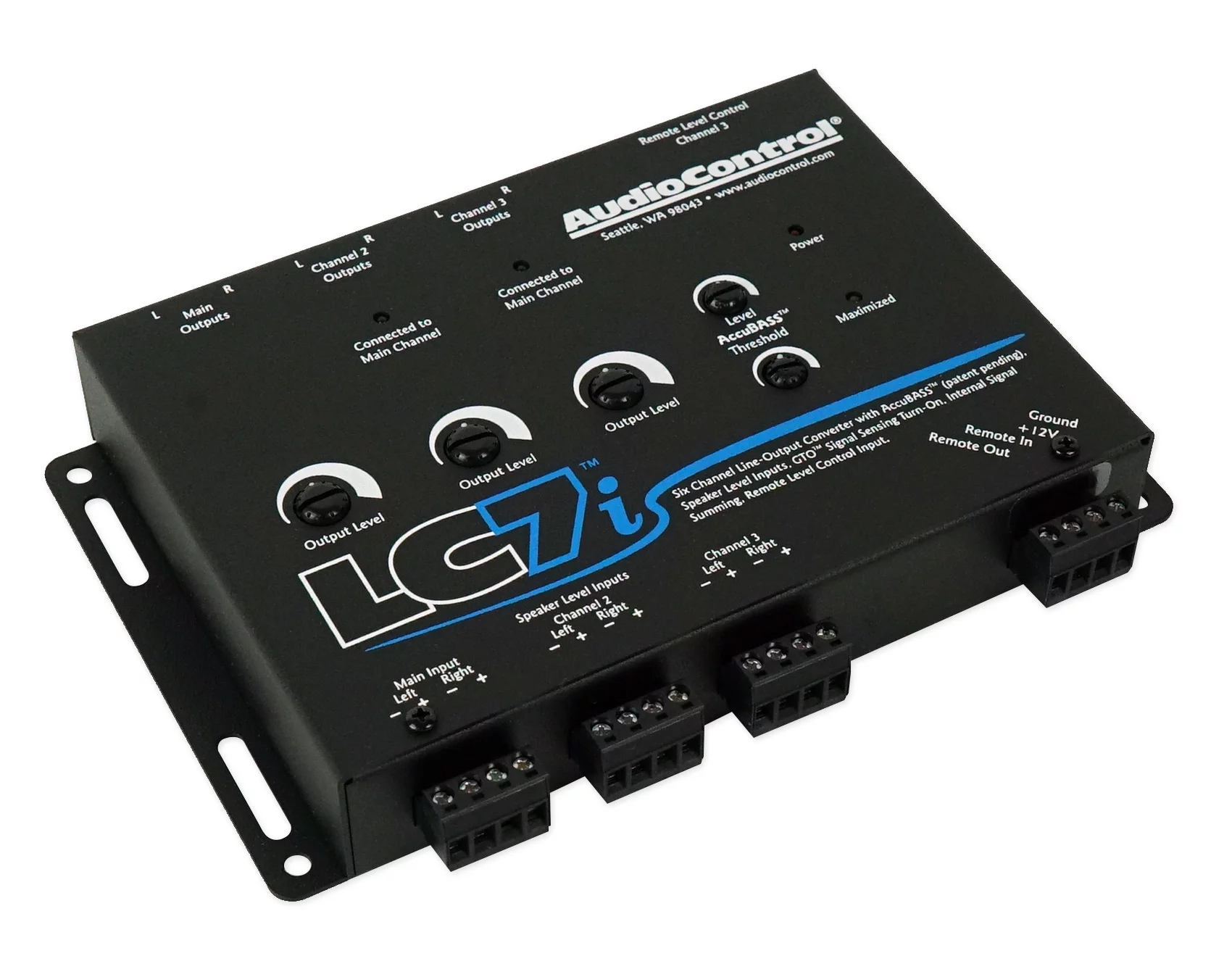 AudioControl LC7i 6 Channel Active Line Out Hi/Lo Converter+Bass Processor DSP