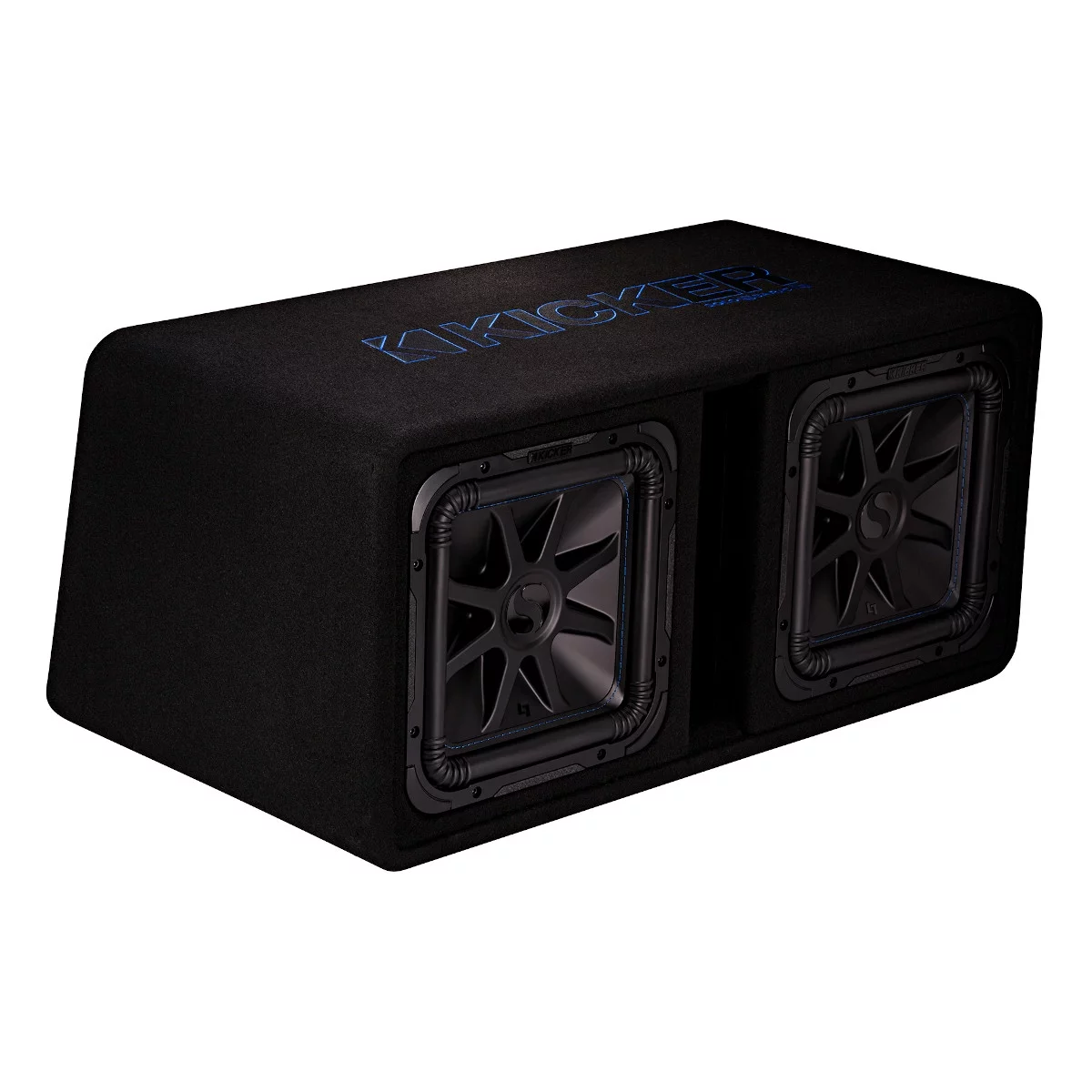 Kicker 44DL7S122 Dual 12″ L7S 2-Ohm Loaded Vented Subwoofer Enclosure