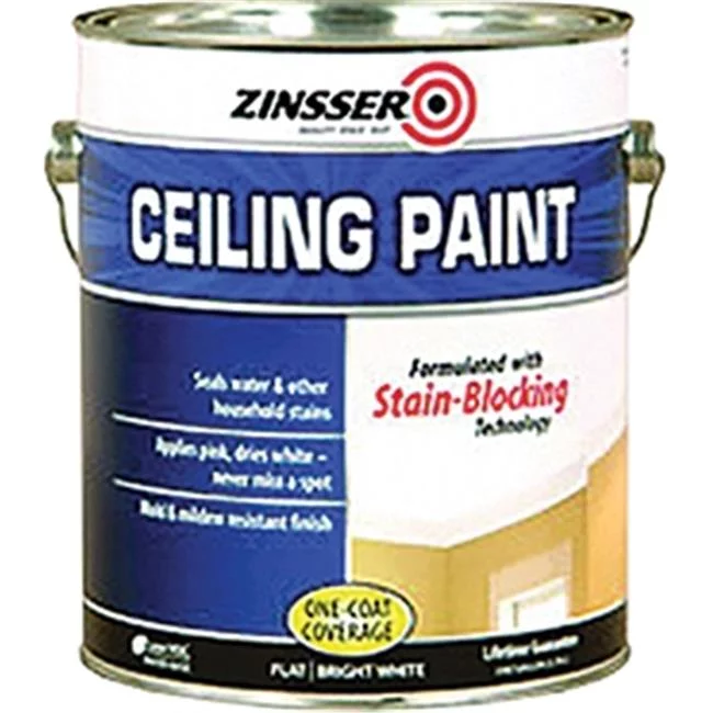 Bright White, Zinsser Ceiling Paint & Primer in One- 260967, Gallon