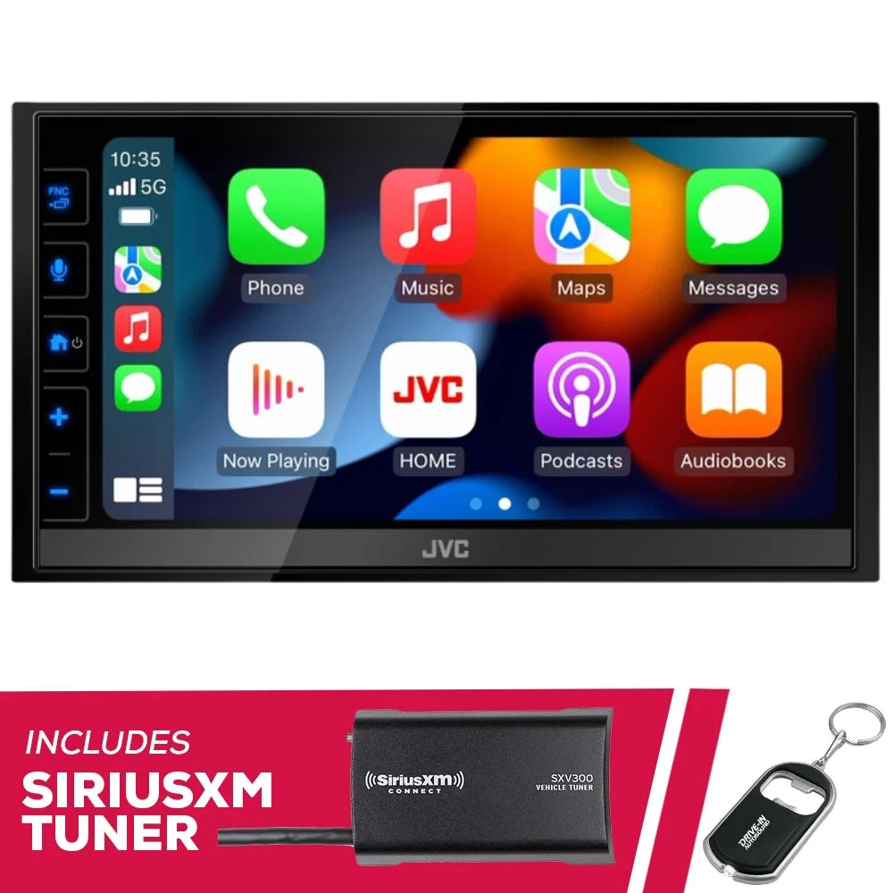 New JVC KW-M785BW 6.8″ Shallow-Chassis Multimedia Receiver with SiriusXM Tuner