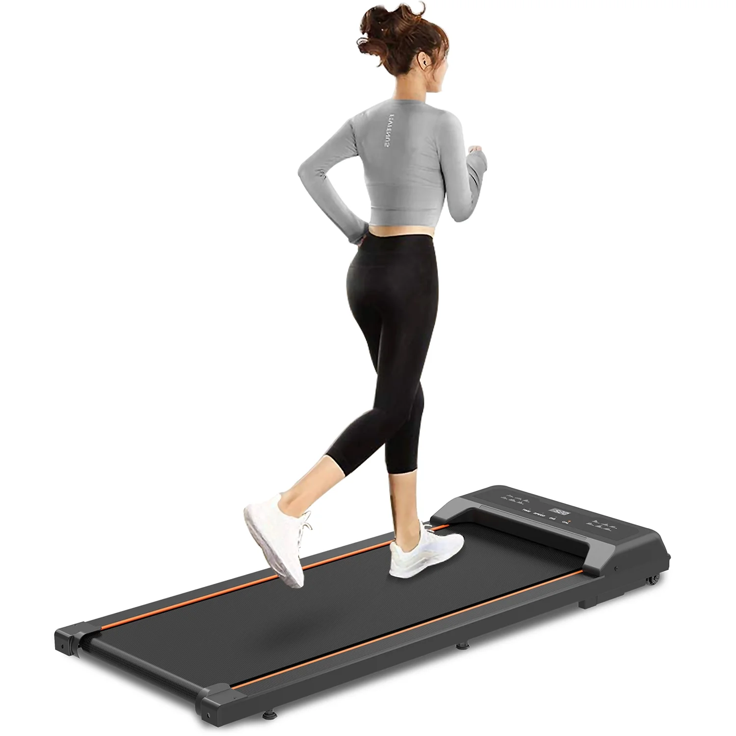 Walking Pad Under Desk Treadmill, LED Display and Remote Control Portable Treadmill for Home and Office, 2.5HP 245LBS