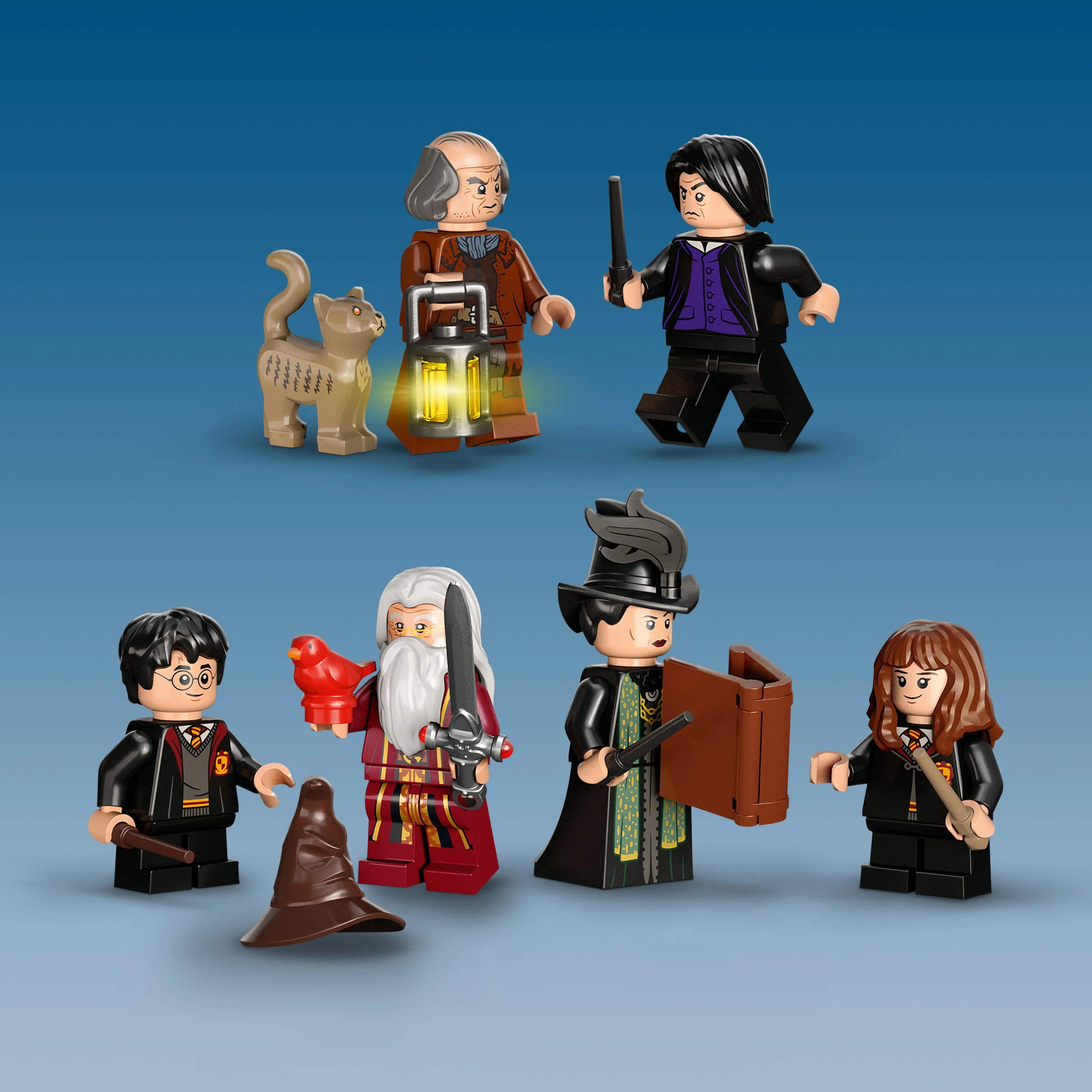 LEGO Harry Potter Hogwarts: Dumbledore’s Office 76402 Castle Toy, Set with Sorting Hat, Sword of Gryffindor and 6 Minifigures, for Kids Aged 8 Plus