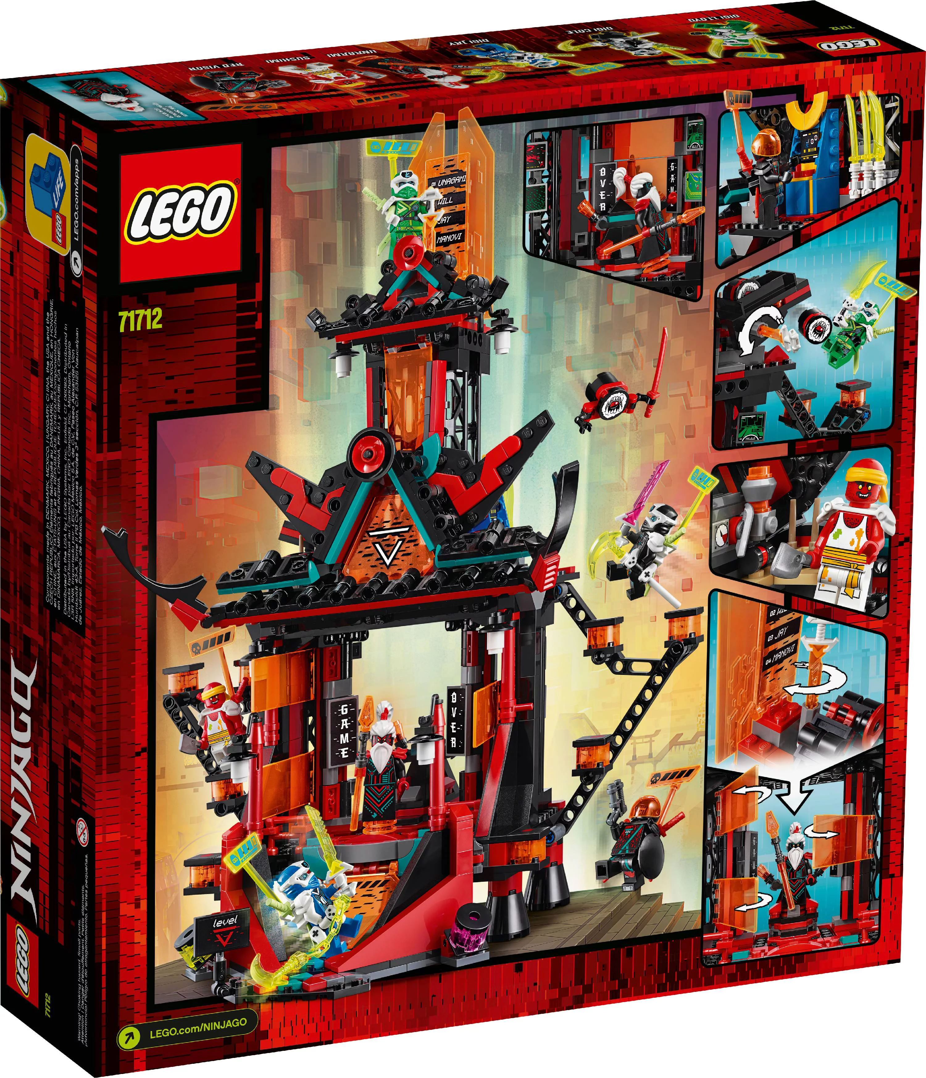 LEGO NINJAGO Empire Temple of Madness 71712 Ninja Building Kit (810 Pieces)