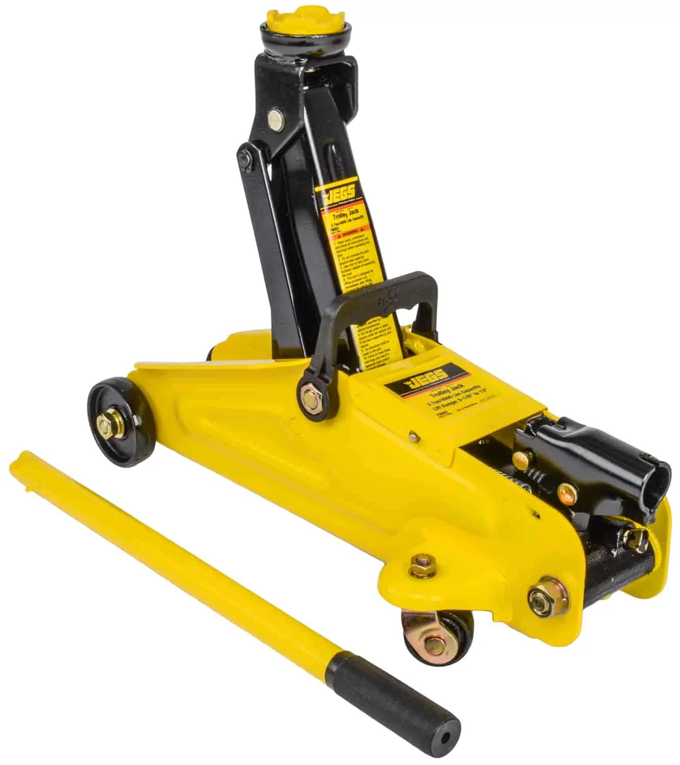 JEGS 79002 Hydraulic Utility Floor Jack & Stands Heavy Gauge Steel Frames