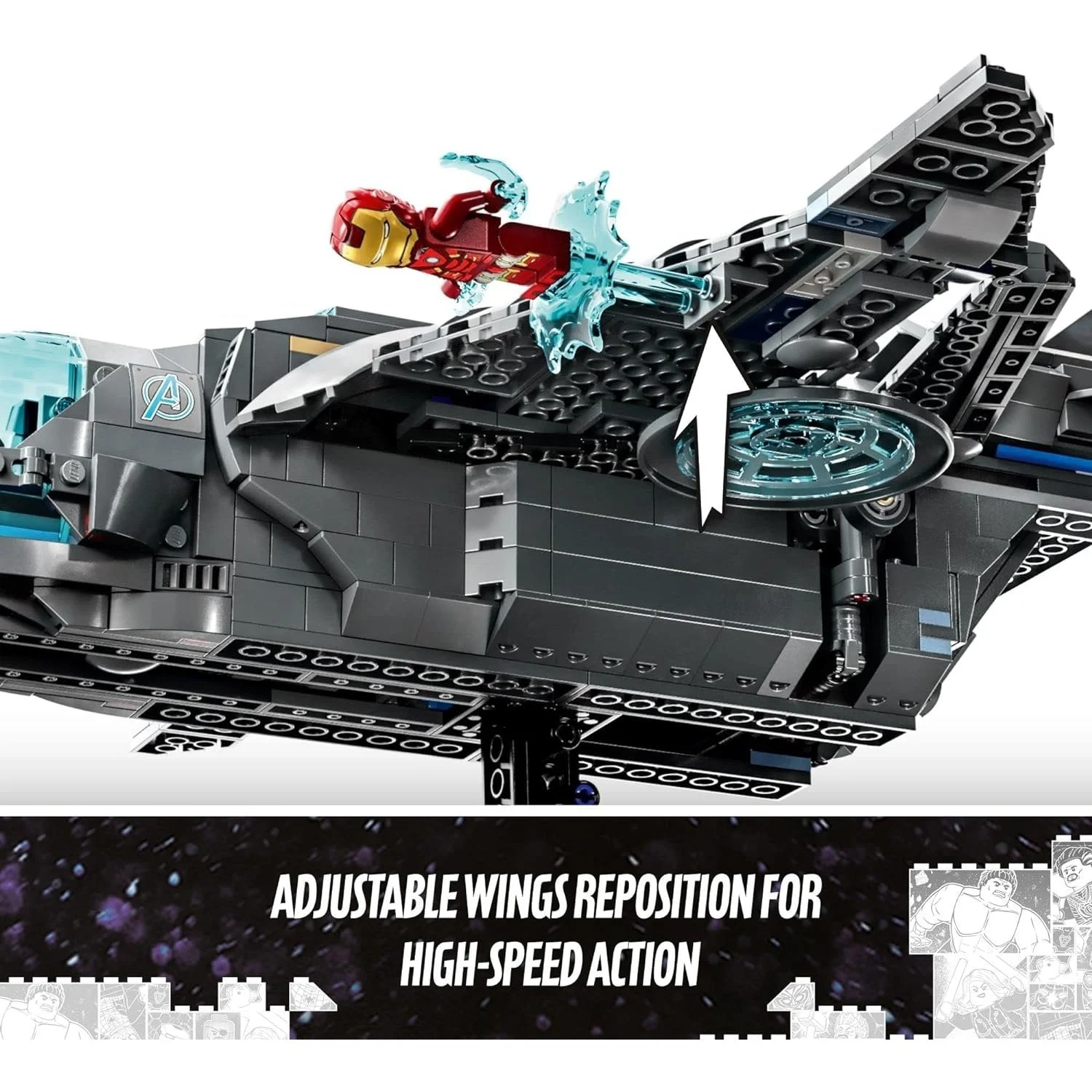 Lego Marvel The Avengers Quinjet 76248