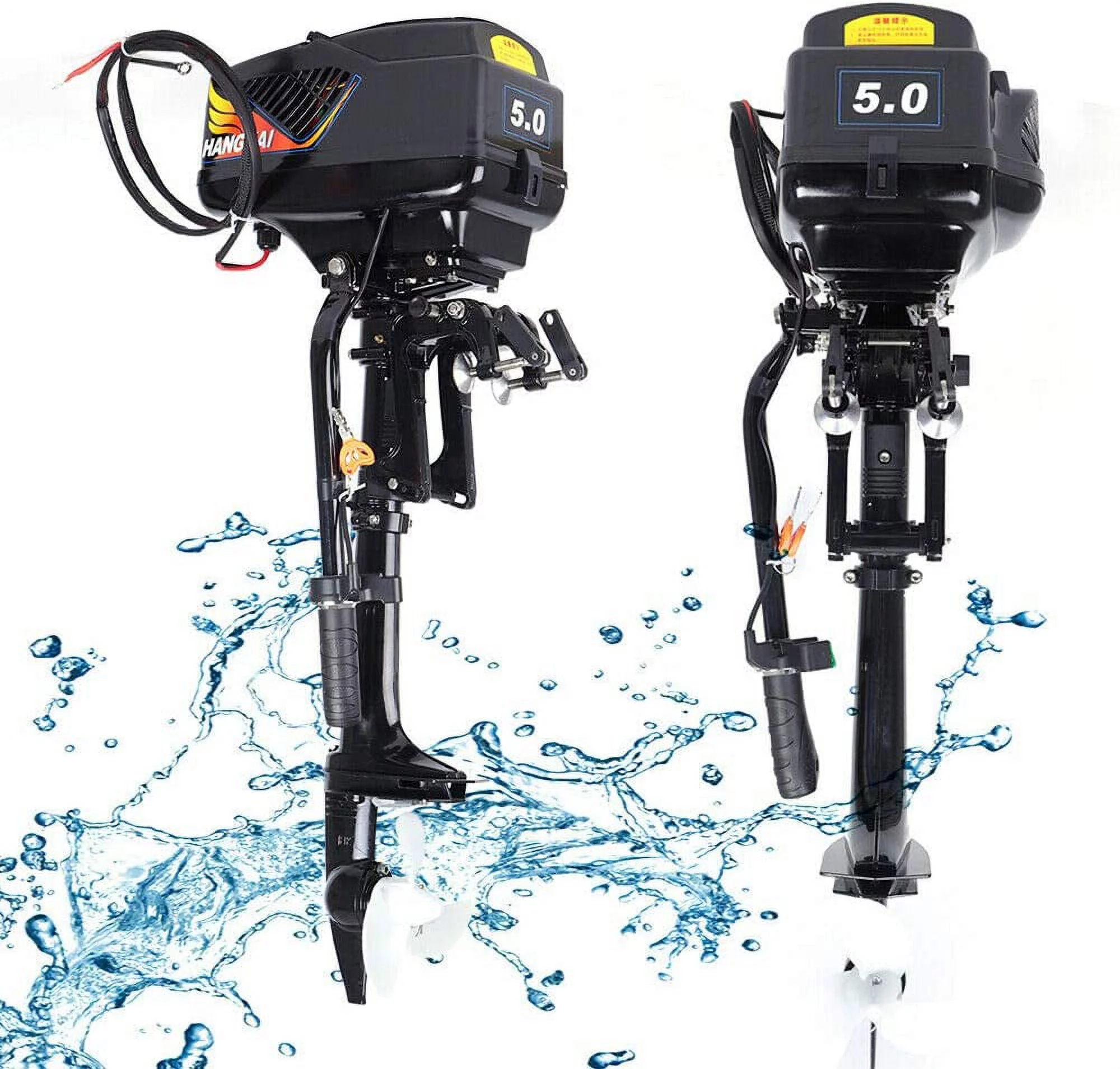 OUKANING 48V 1200W 5 HP Electric Trolling Motor Boat Engine Outboard Motor Marine