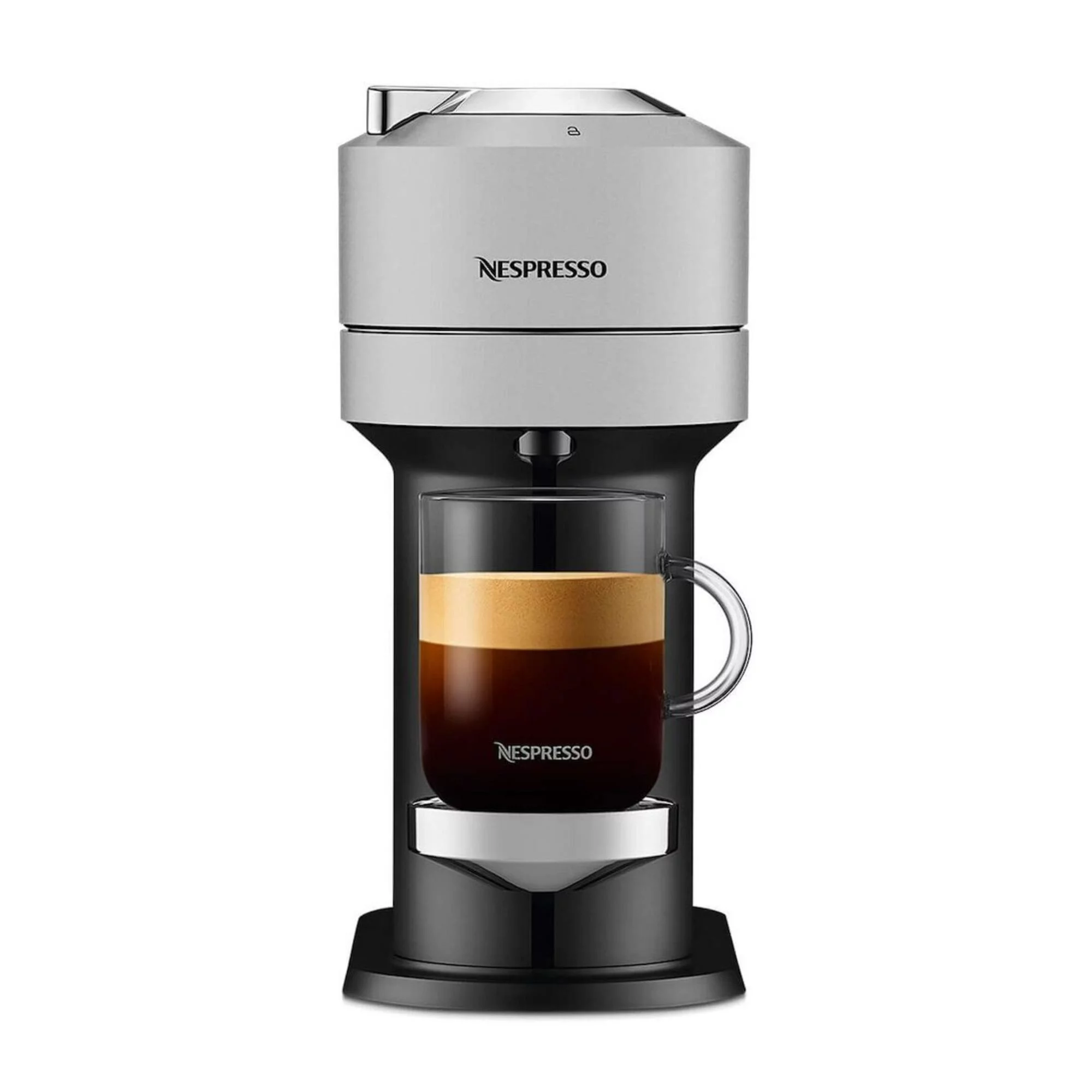 Nespresso Vertuo Next Deluxe Compact Coffee, Espresso Machine with Centrifusion Technology (Silver)