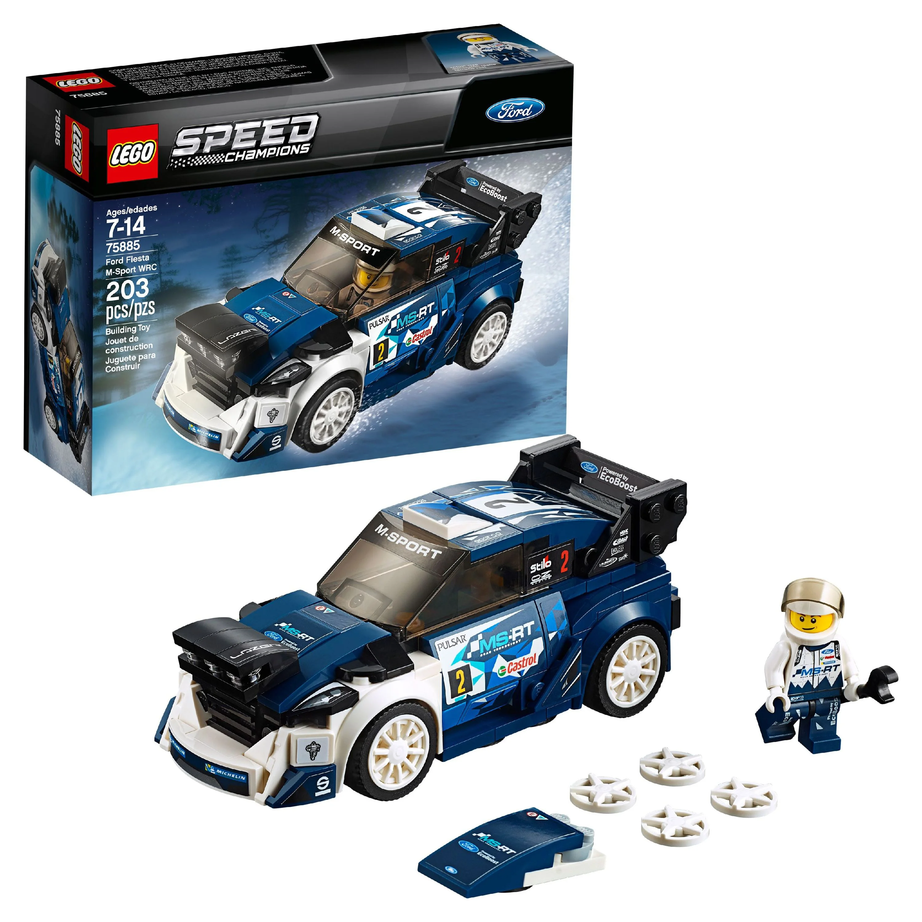 LEGO Speed Champions Ford Fiesta M-Sport WRC75885