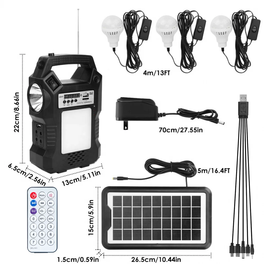 Generator, DFITO Portable Power Station Solar Generator with Solar Panels, Supply Energy Storage Kit USB Port Kit, Portable Power Bank for Camping Outdoor Family Rv Emergency