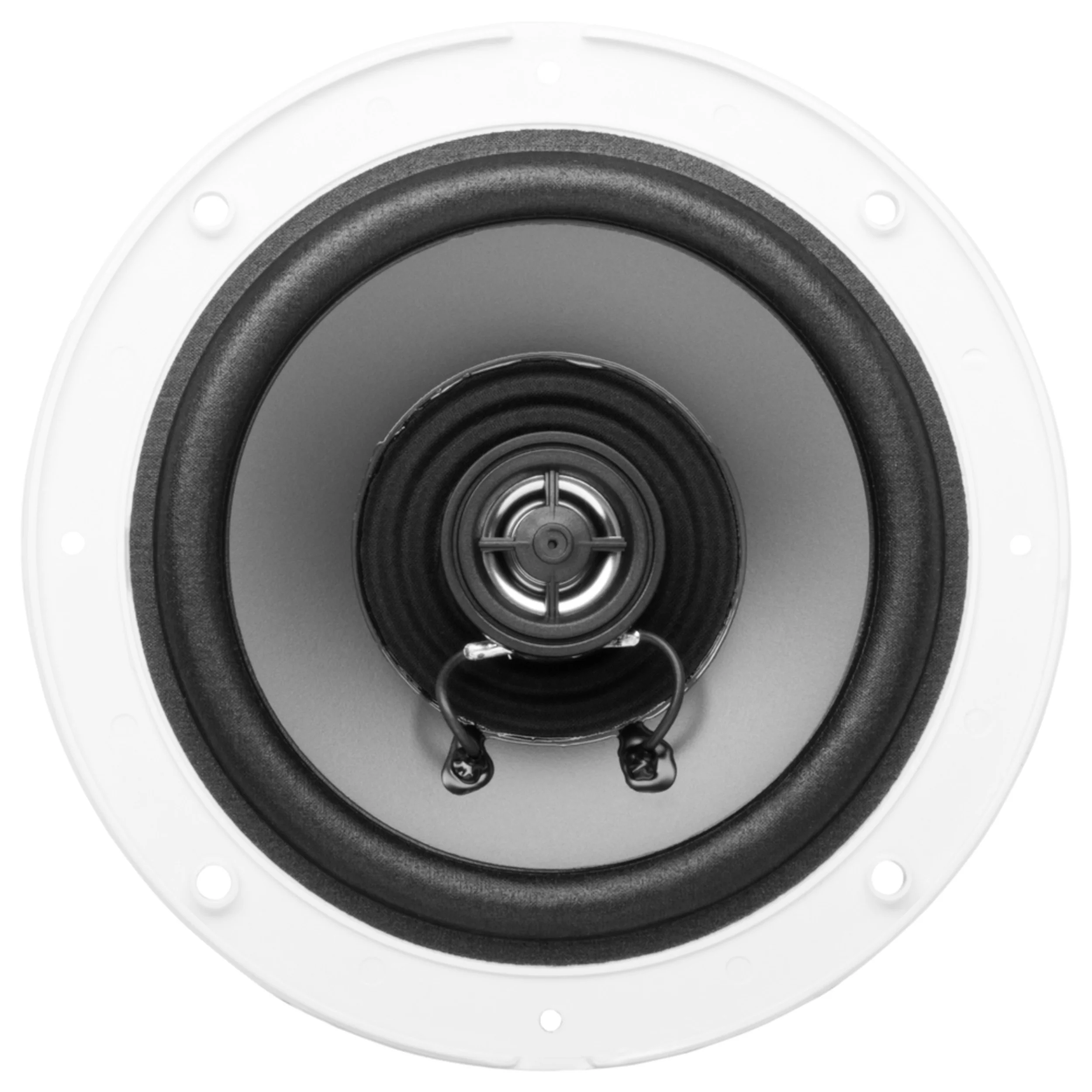 BOSS Audio Systems MR60W 6.5 Inch Marine Stereo Speakers ?C200 Watts Max, 2 Way, Full Range Audio, Tweeters, Coaxial, Weatherproof, Sold in Pairs