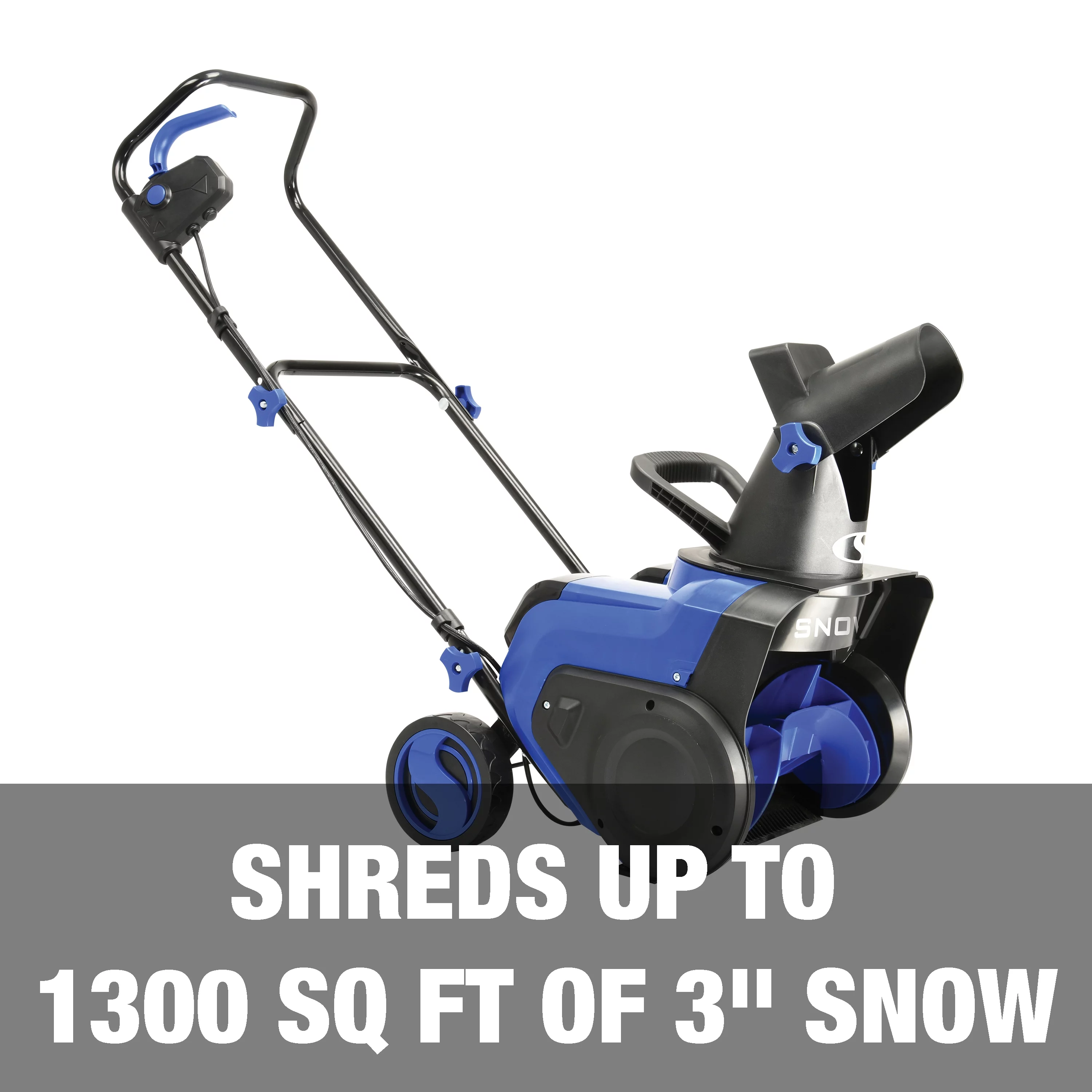 Snow Joe 48V 15″ Cordless Snow Blower, Brushless 750W Motor, 2 x 4.0-Ah Batteries & Charger