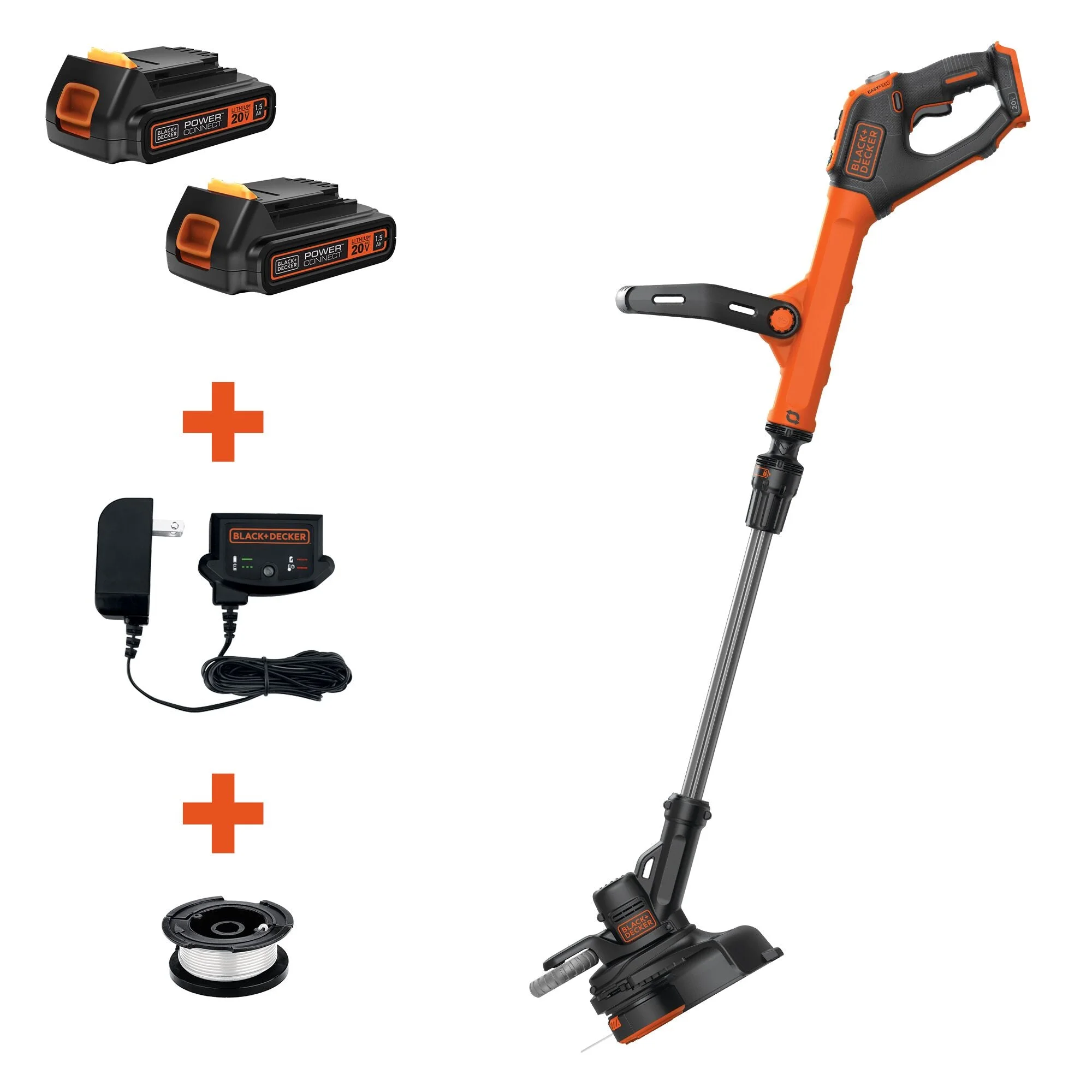 BLACK+DECKER 20V MAX* String Trimmer/Edger, 12-Inch, (LSTE525)