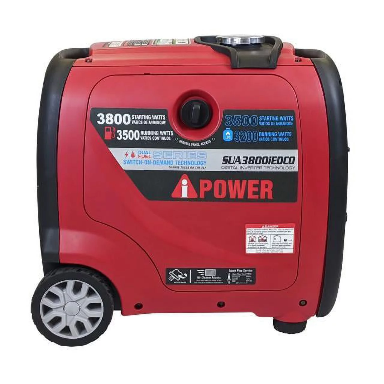 A-IPOWER Dual Fuel Generator SUA3800iED