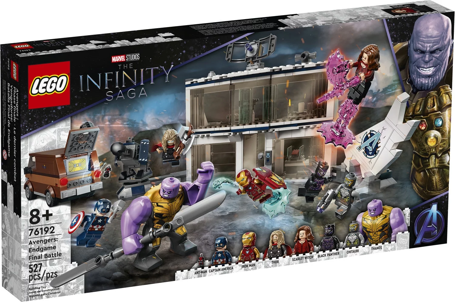 LEGO Marvel Avengers: Endgame Final Battle 76192 Collectible Building Toy (527 Pieces)