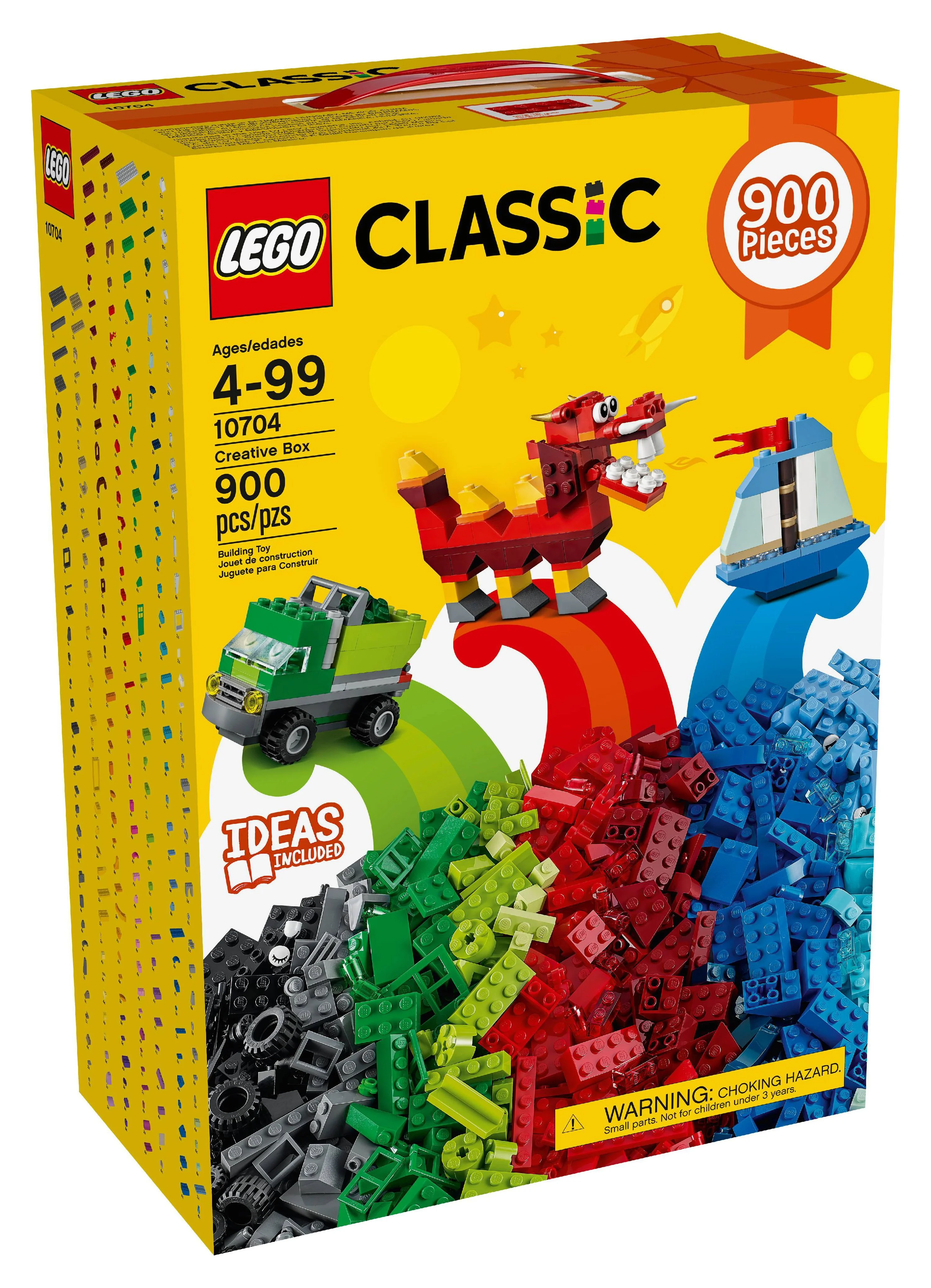 LEGO Classic Creative Box 10704 Building Set (900 Pieces)