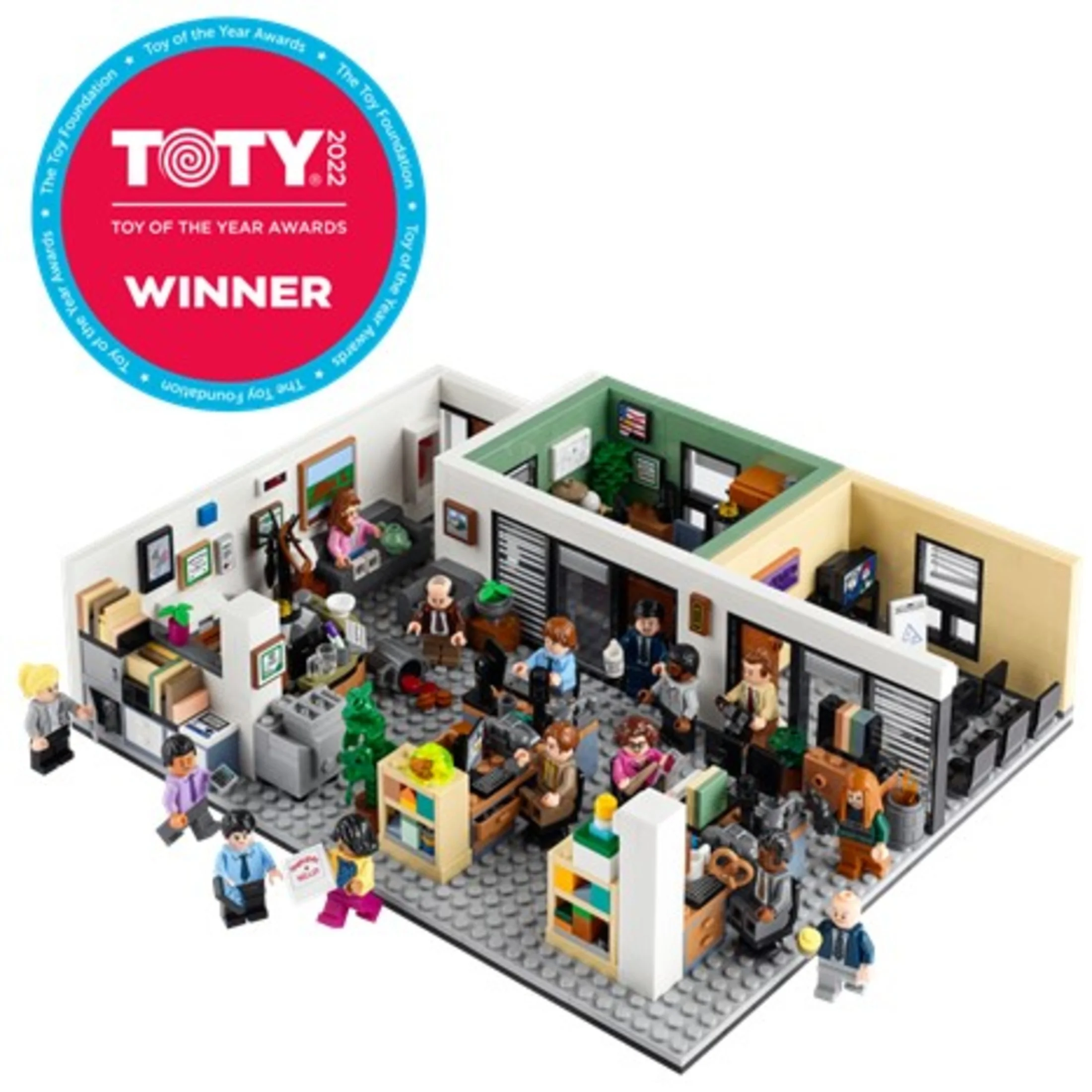 LEGO Ideas The Office 21336 US TV Show Series Dunder Mifflin Scranton Model Building Set, 15 Characters Minifigures, Iconic Gift for Adults and Teens