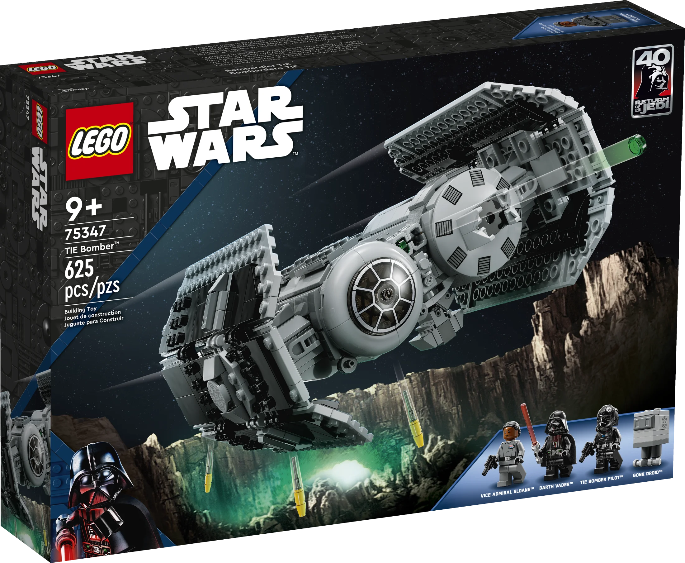 LEGO Star Wars TIE Bomber Starfighter Buildable Toy 75347