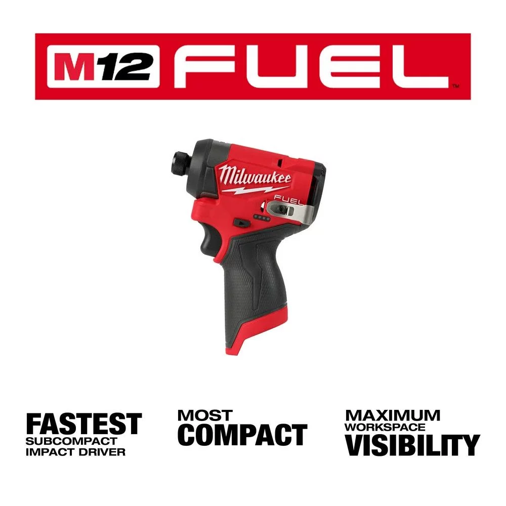 Milwaukee M12 Fuel 1/4″ Hex Impact Driver