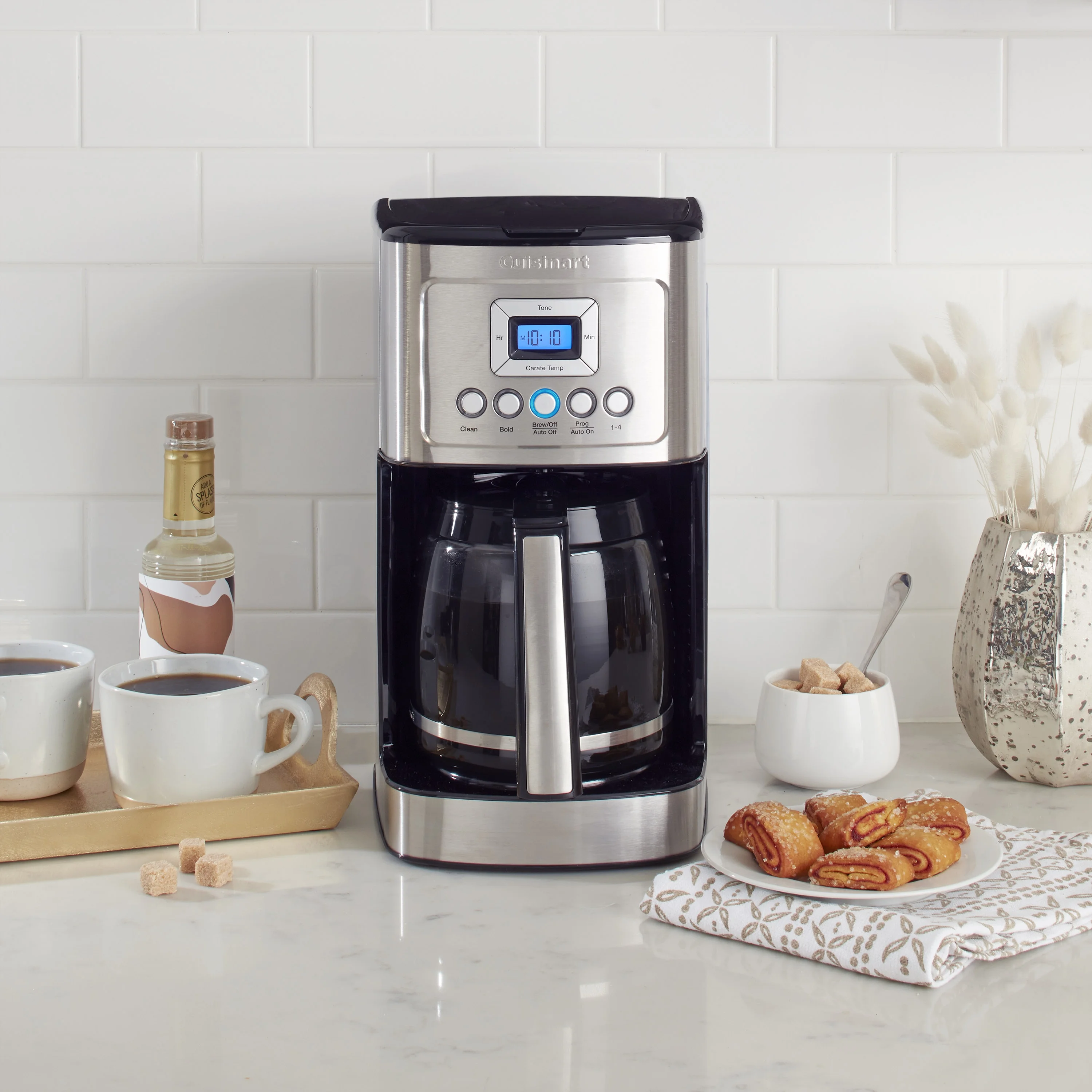 Cuisinart Perfectemp 14 Cup Programmable Coffeemaker, Silver