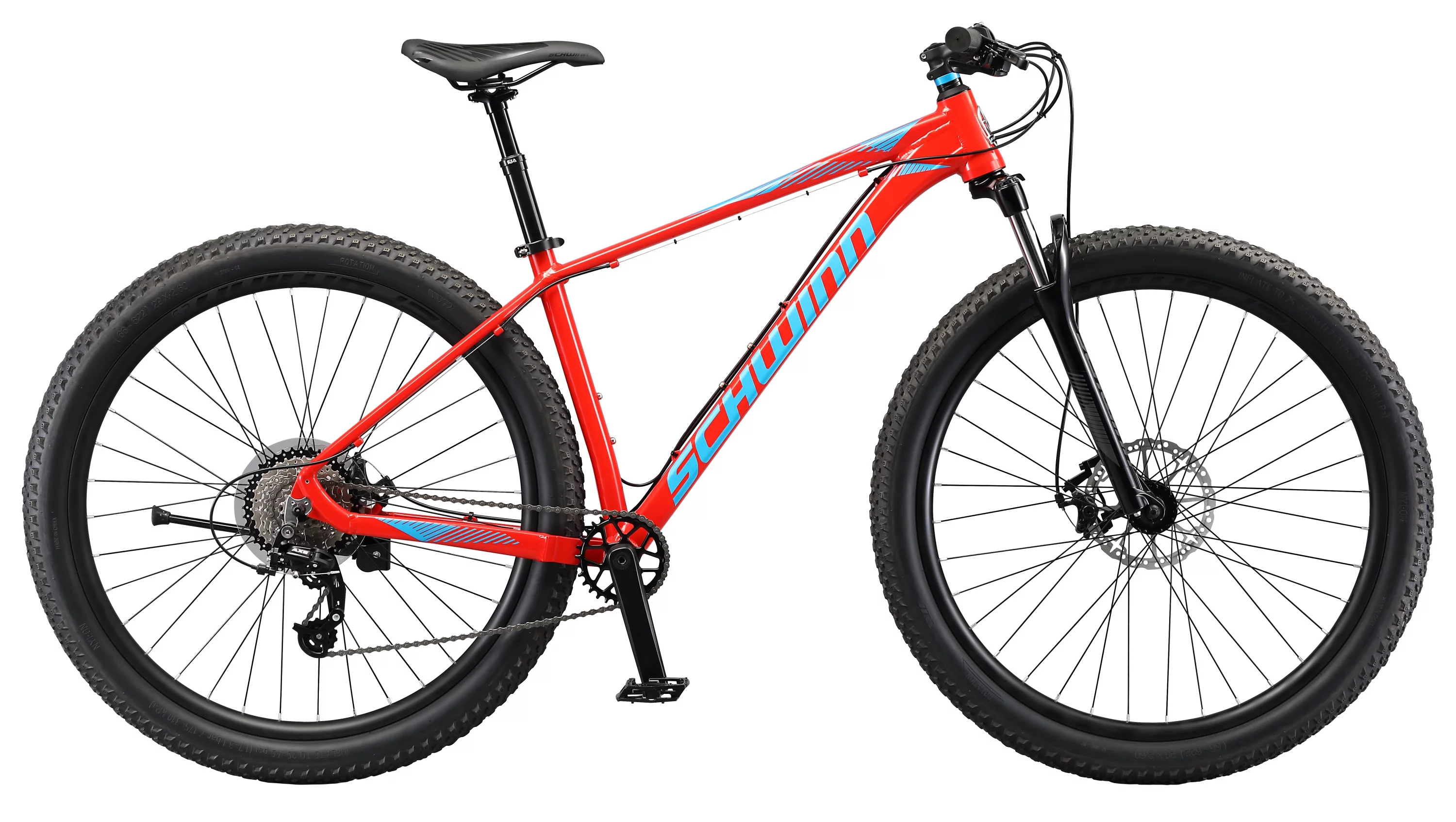 Schwinn Axum DP 29 inch Mens Mountain Bike, 17 inch Frame Adult Bicycle, Blue