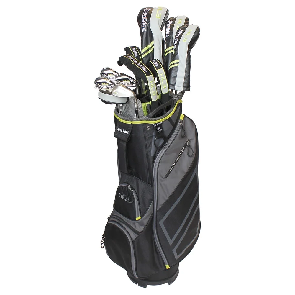 Tour Edge HL3 To-Go Men’s Complete Golf Set Reg Flex-Graphite-Right Hand