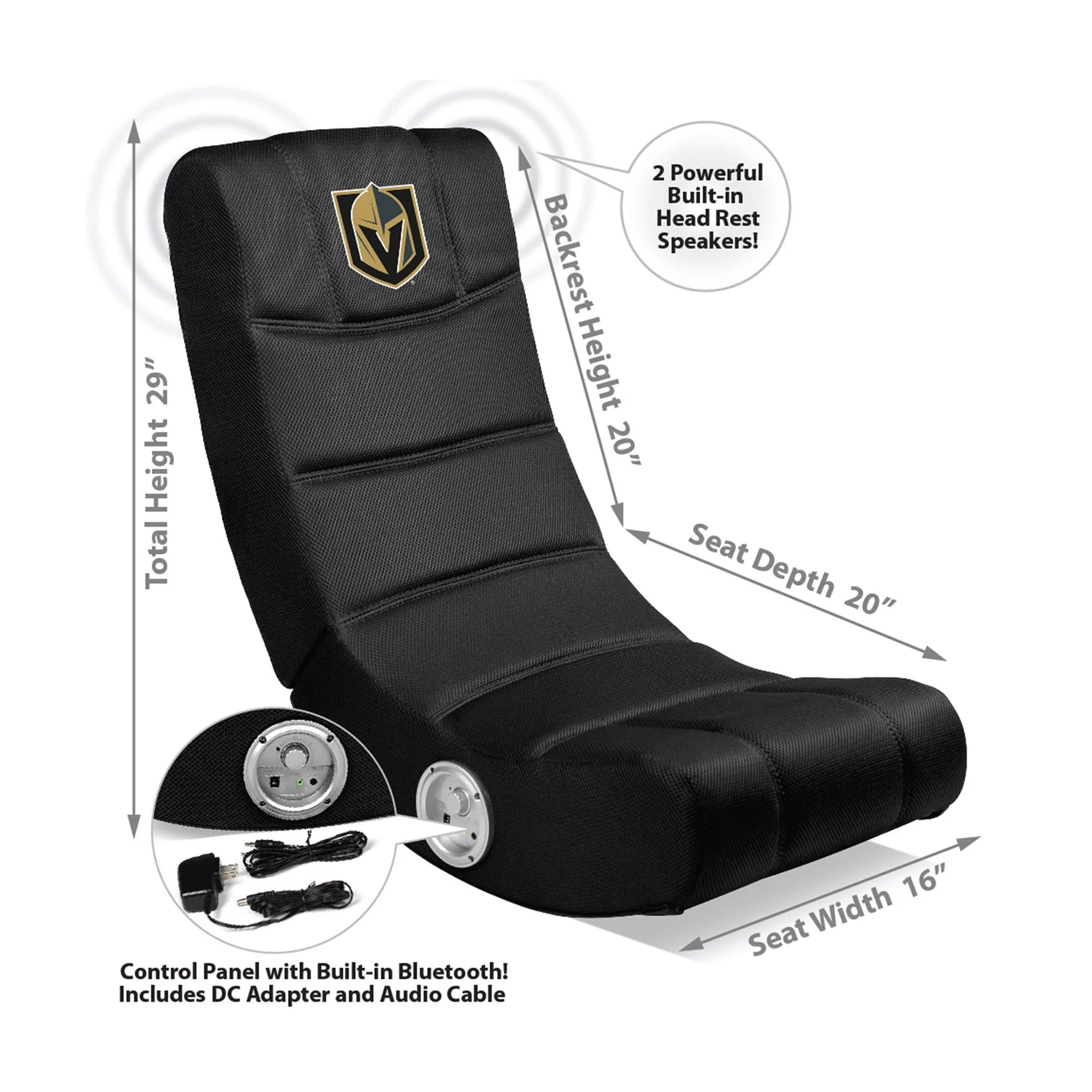 Imperial Vegas Golden Knights Team Video Rocker with Bluetooth