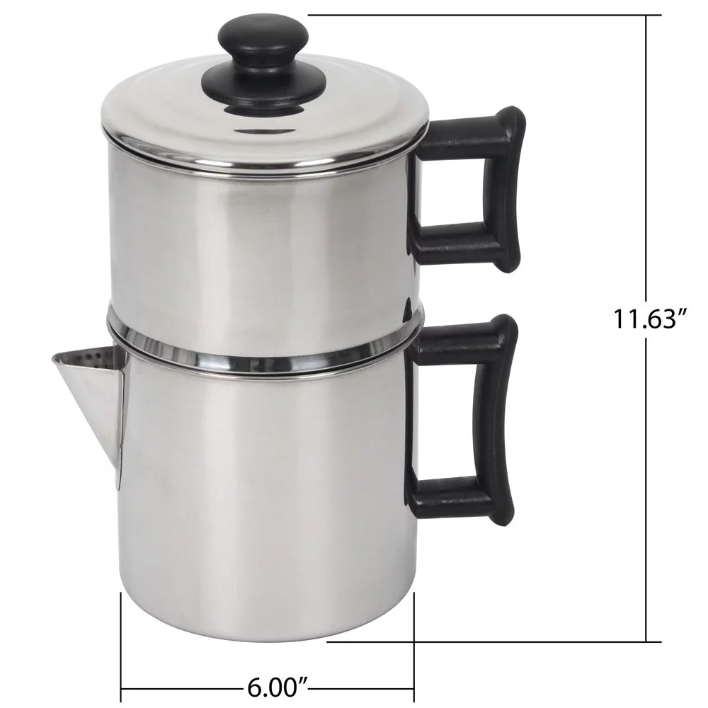 Lindy’s 10-Cup Stainless Steel Drip Coffee Maker – 49W